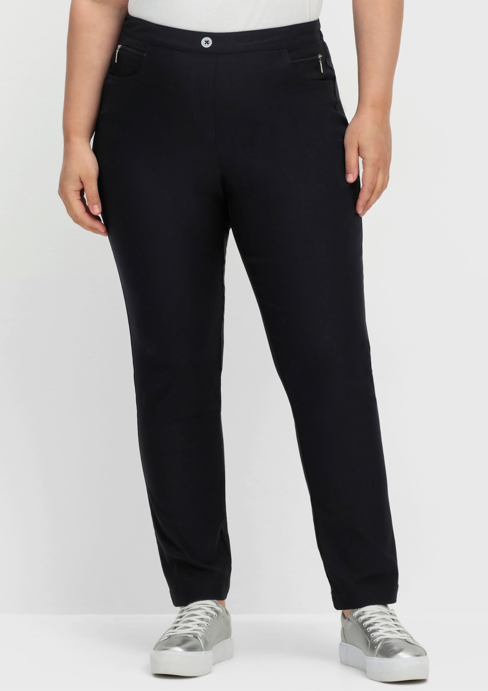 Bengalinhose mit Zierreißverschlüssen - marine