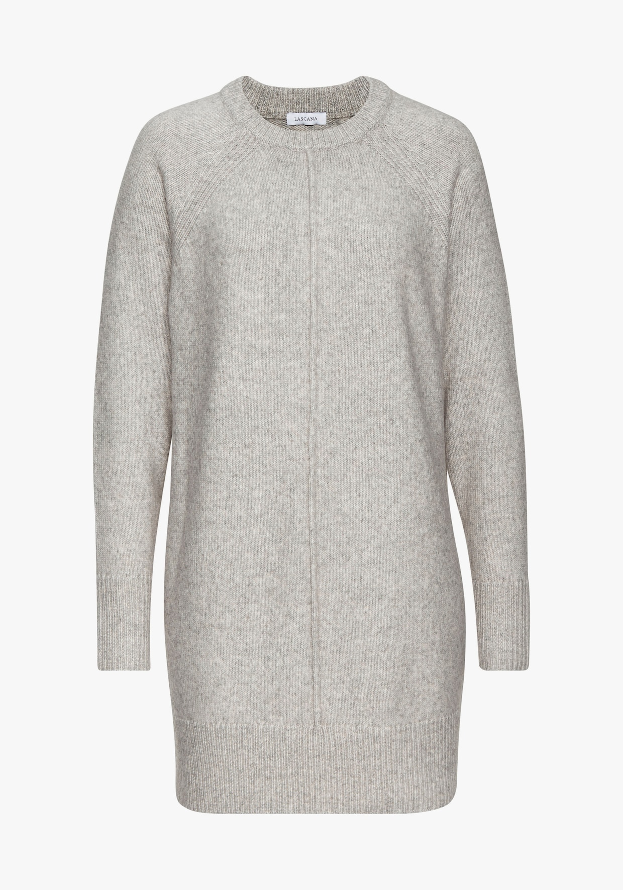 LASCANA Longpullover - grau meliert