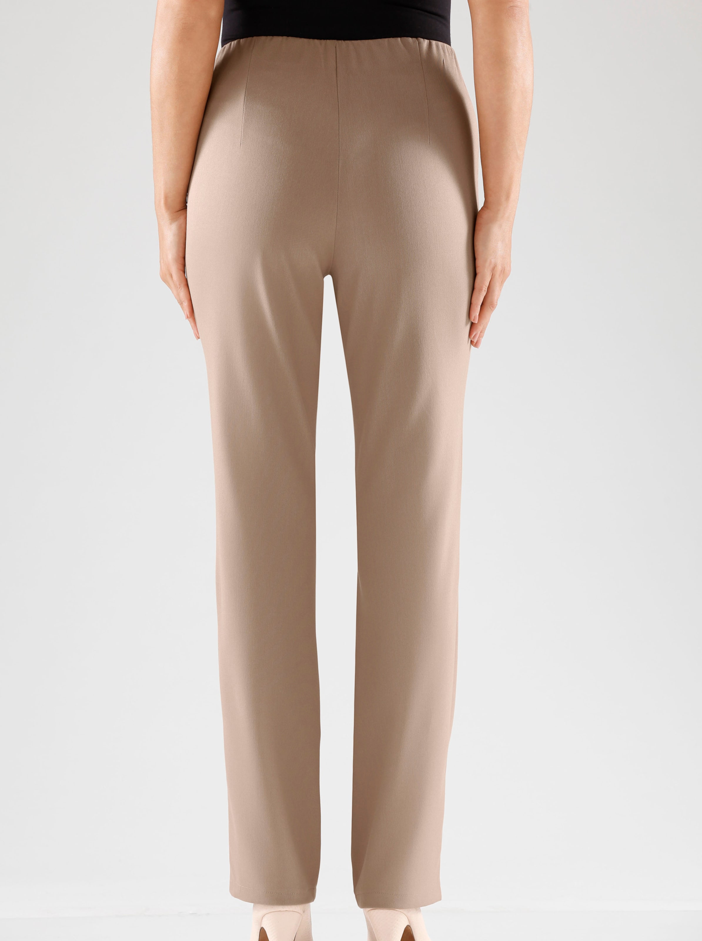 Sheego Damen Beige Stretch-Hose - Bild 2