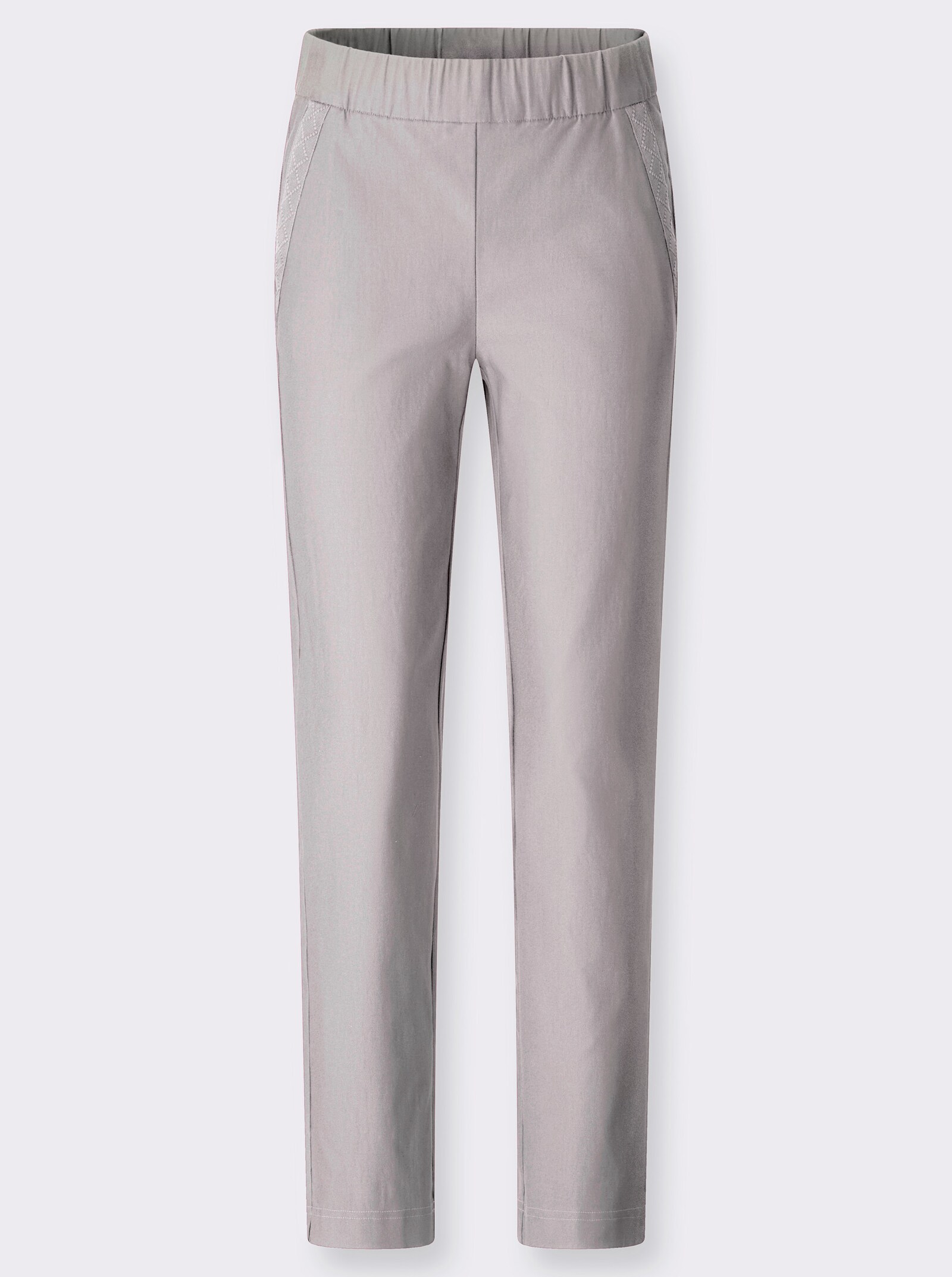 Bengalinhose mit Rundum-Dehnbund - steingrau
