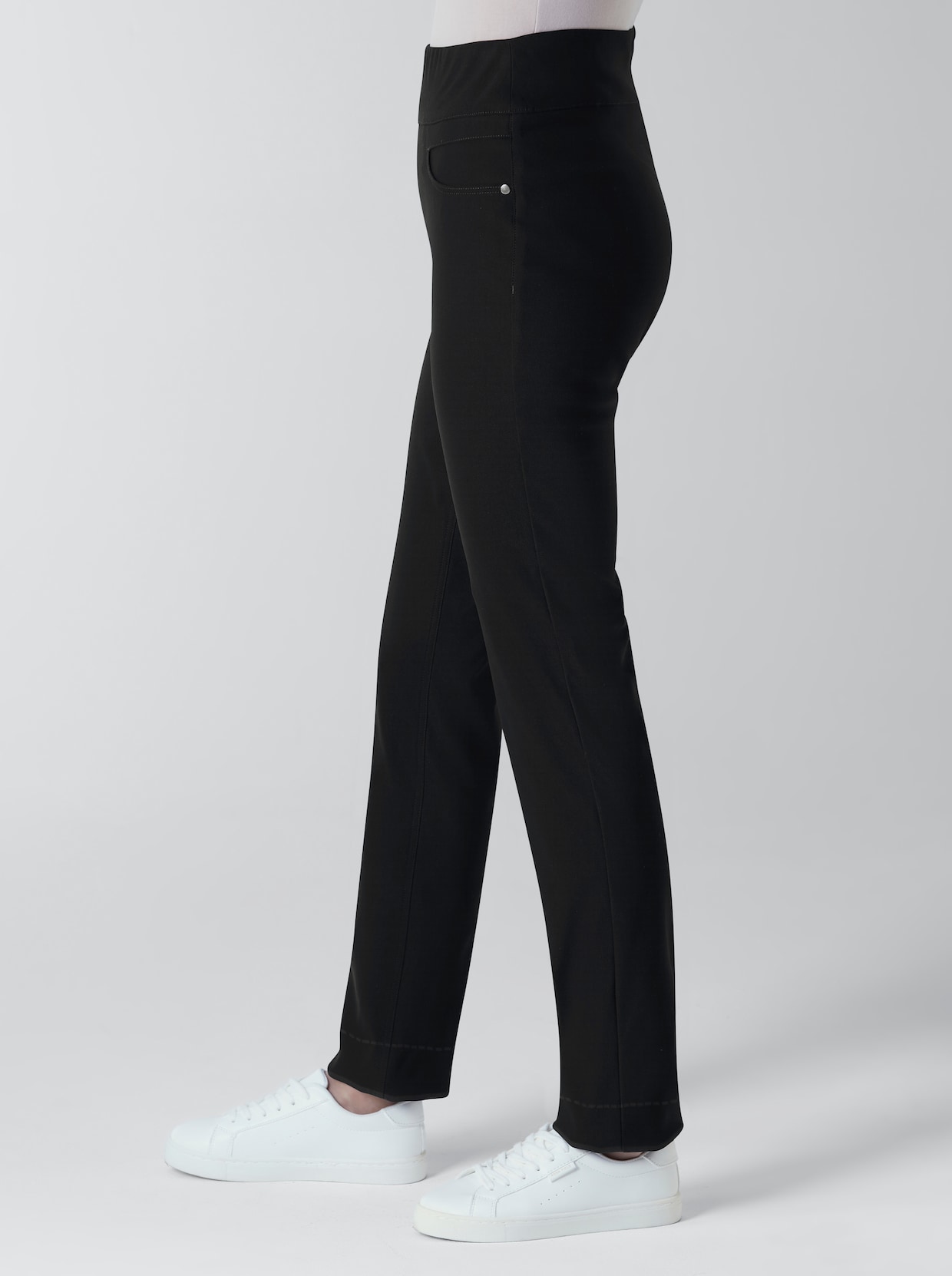 CREATION L PREMIUM Élégant pantalon extensible - noir