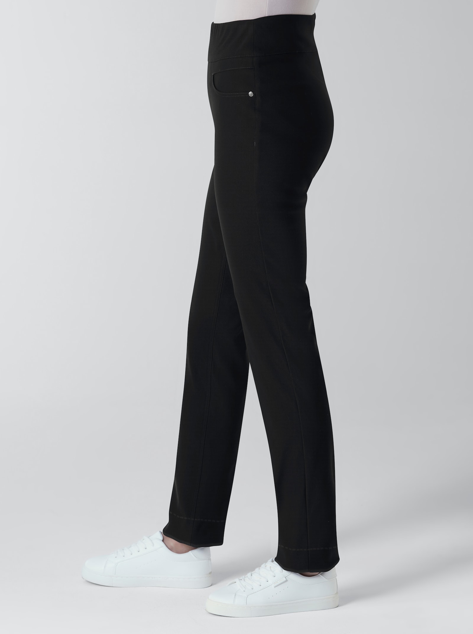 CREATION L PREMIUM Stretchbroek in comfortmodel - zwart