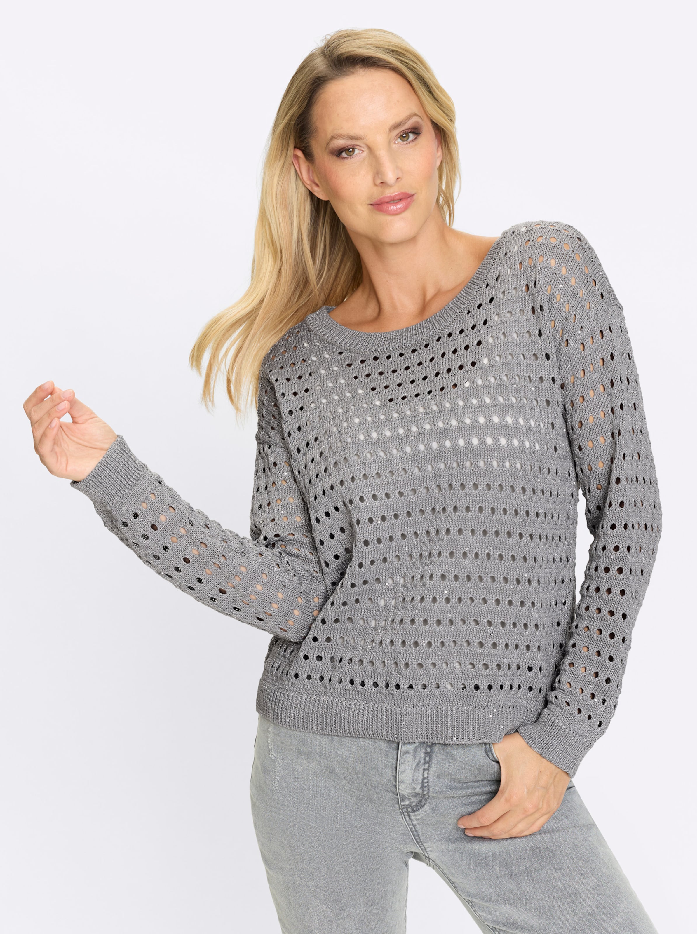 Langarm-Pullover