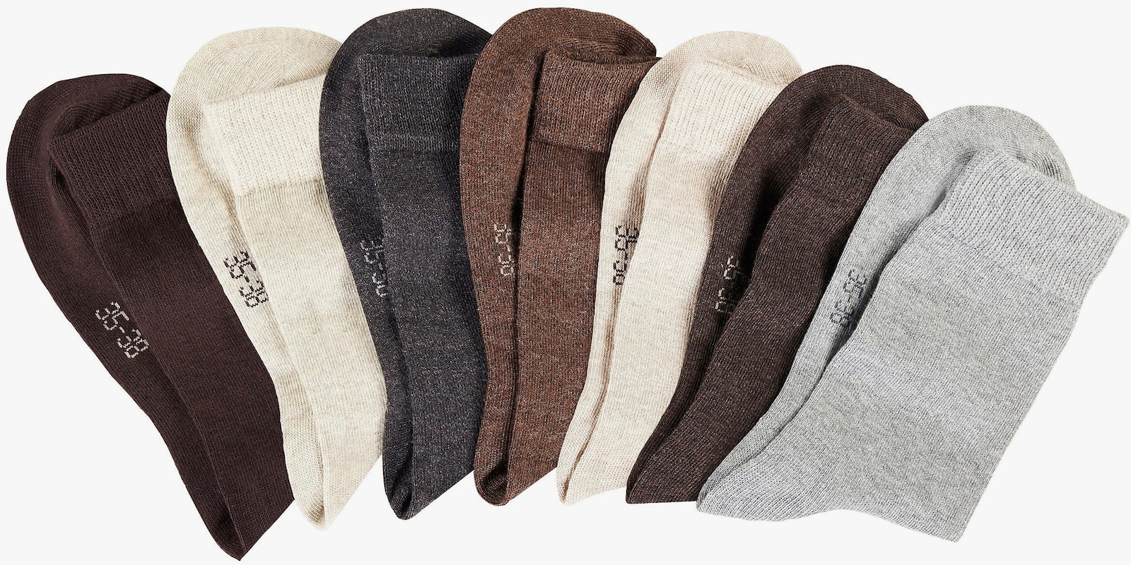 Lavana Basicsocken - braun