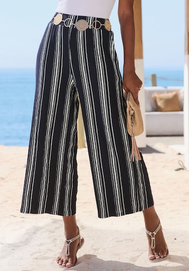 LASCANA 7/8-Hose - marine-weiß gestreift
