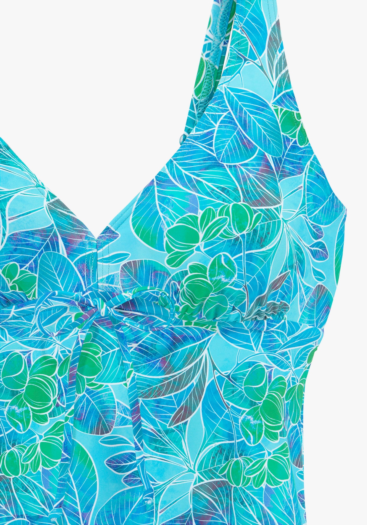 Sunseeker Beugeltanktop - turquoise bedrukt