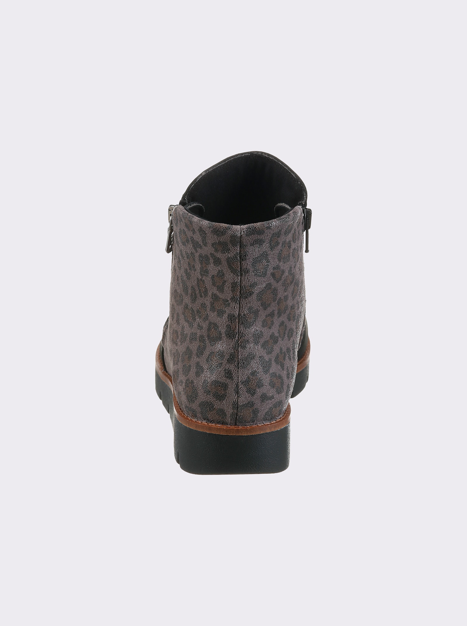 heine Kurzstiefelette - schwarz-grau