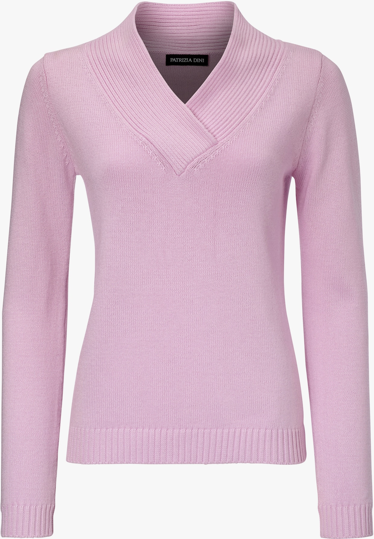 heine Pullover met V-hals - roze