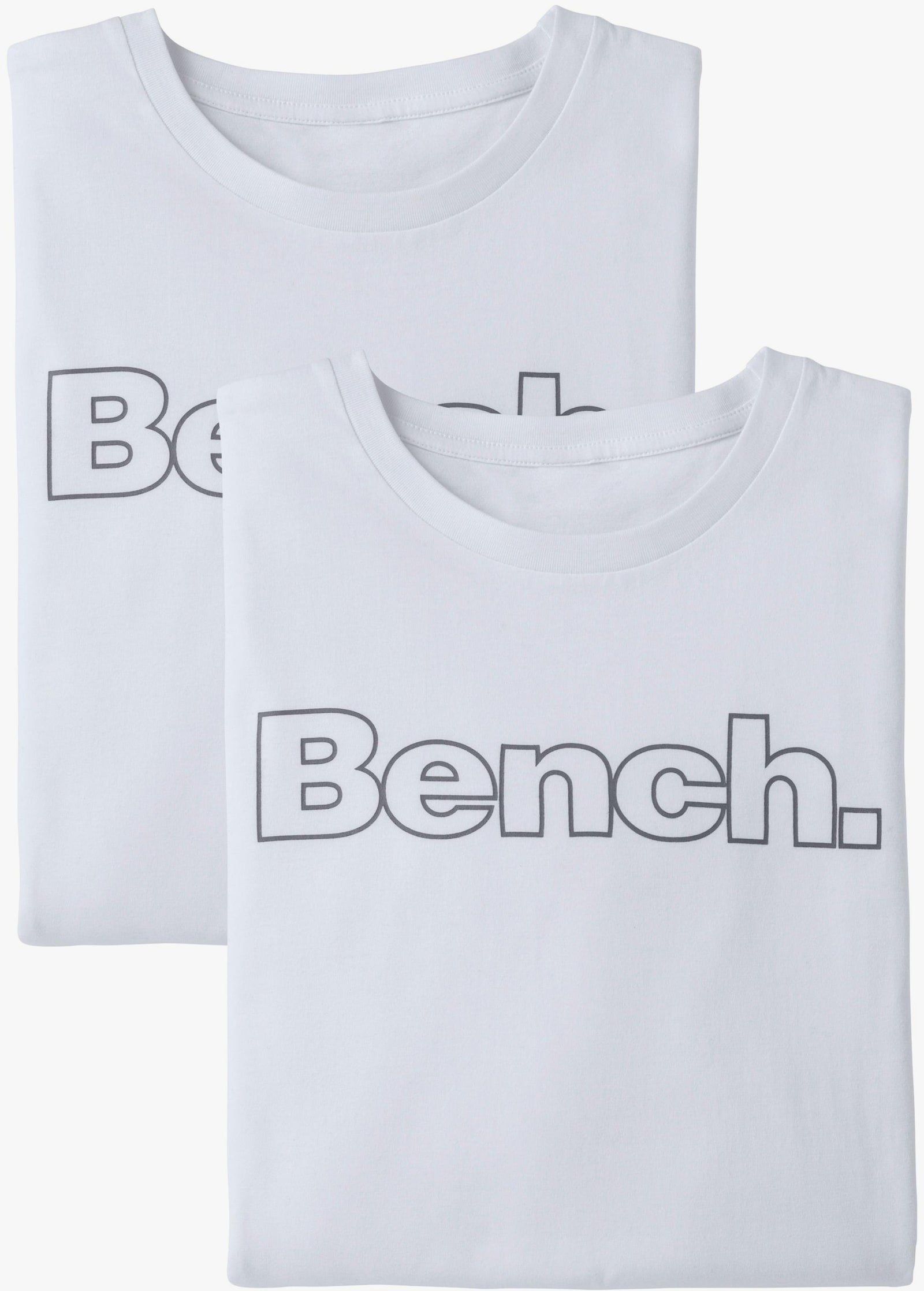 Bench. Loungewear T-Shirt - weiß