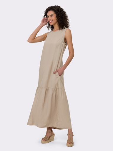 heine Webkleid - beige