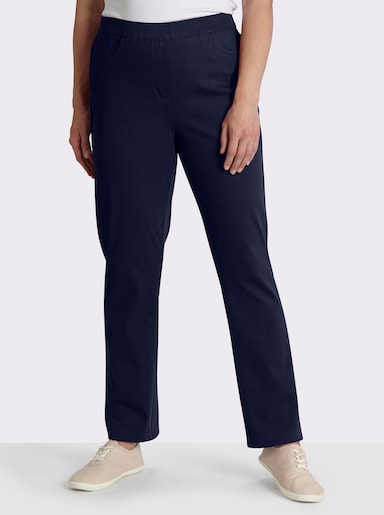 Schlupfhose mit Dehnbund - marine