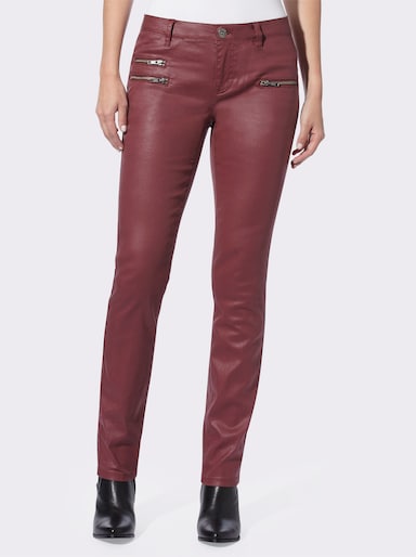 heine Pantalon skinny - bordeaux