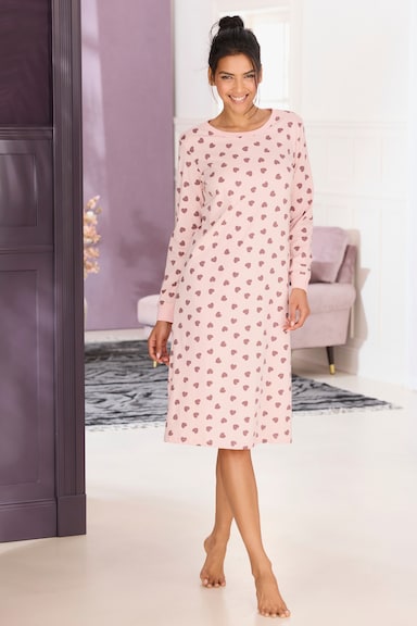 Vivance Dreams Nachthemd - rosa-gemustert