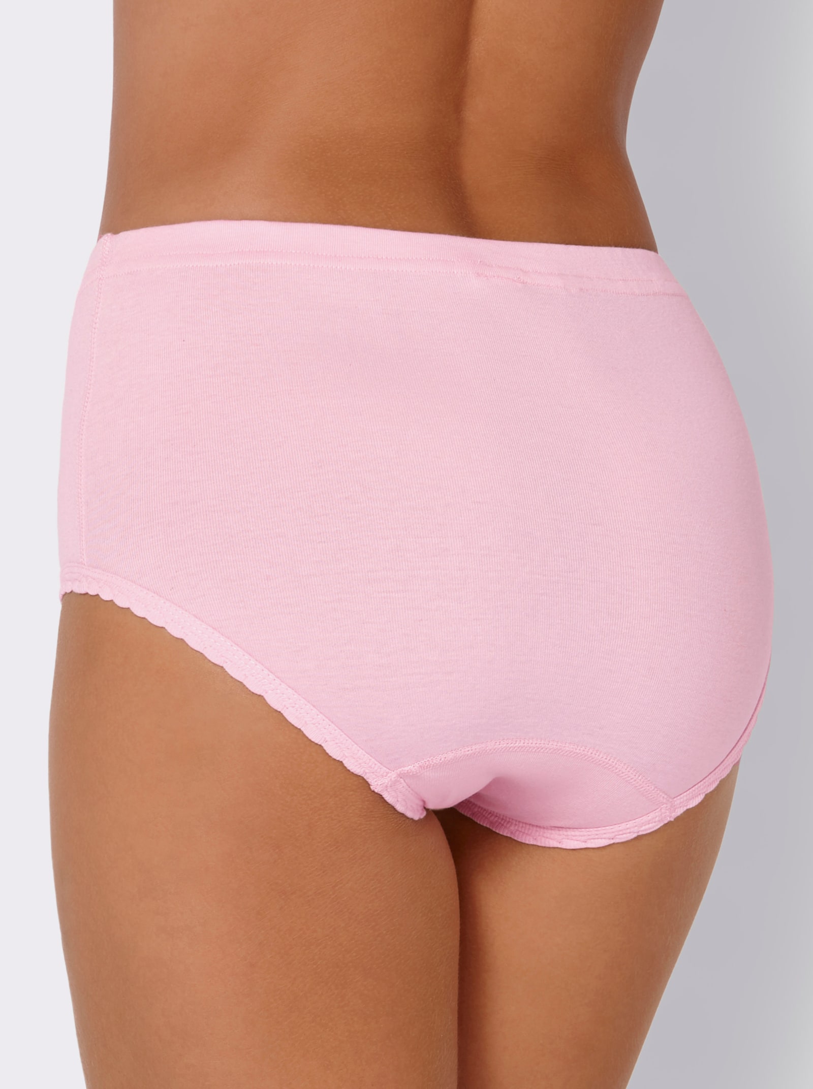 wäschepur Taillenslip mit Muschelsaumkante - farbig-sortiert