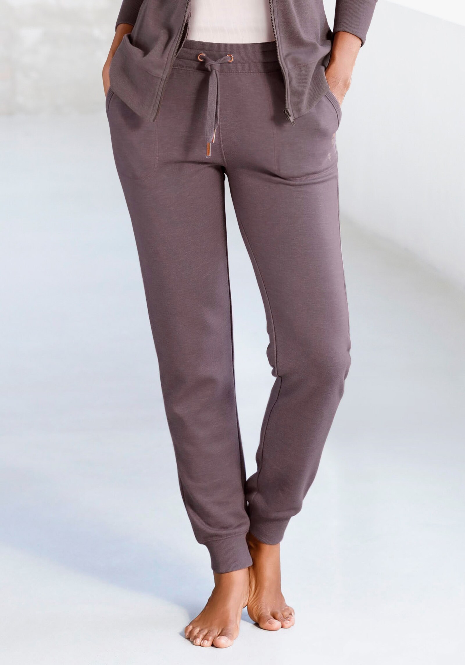 Bench. Loungewear Loungehose - mauve-meliert