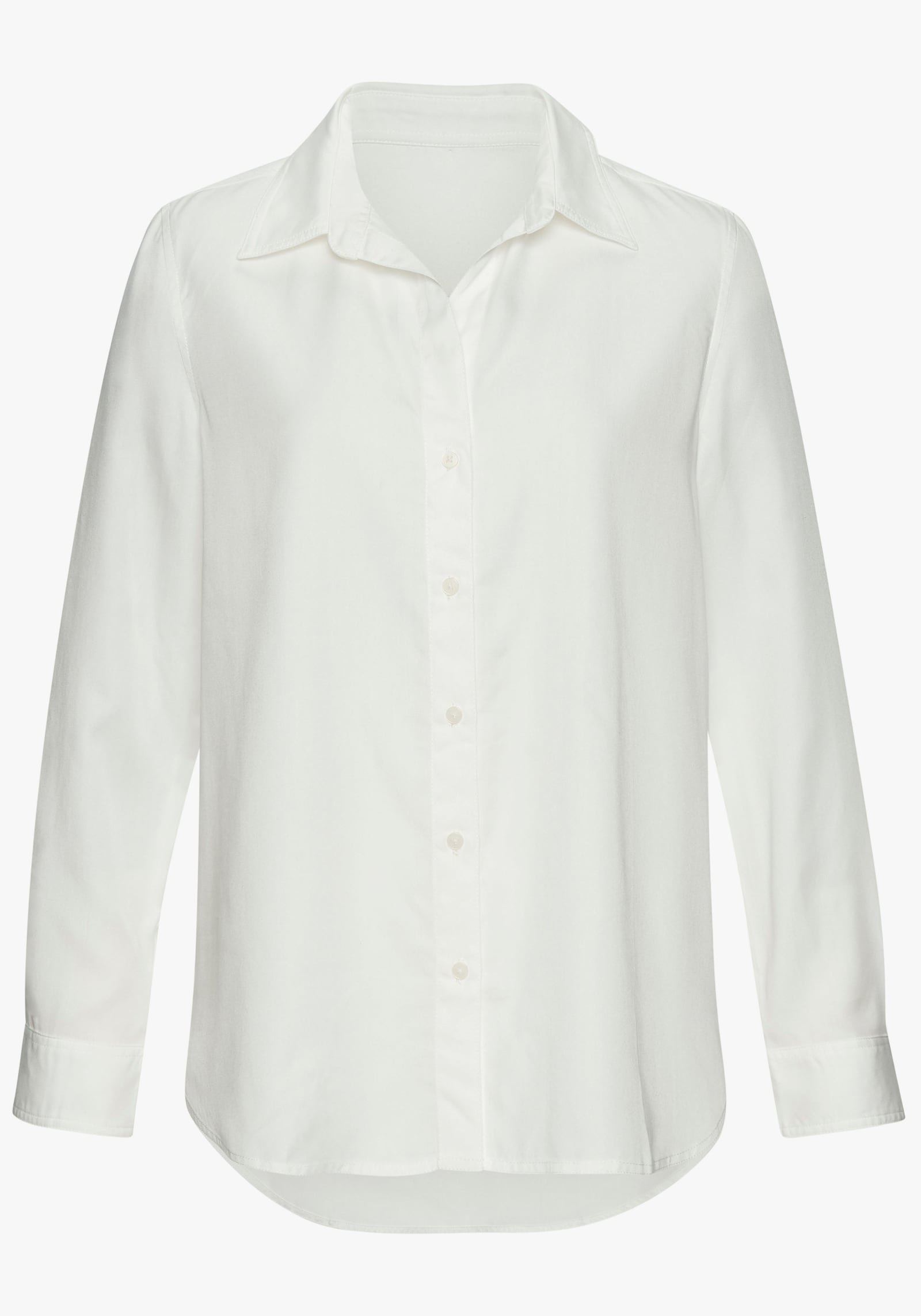 LASCANA Hemdbluse - weiß