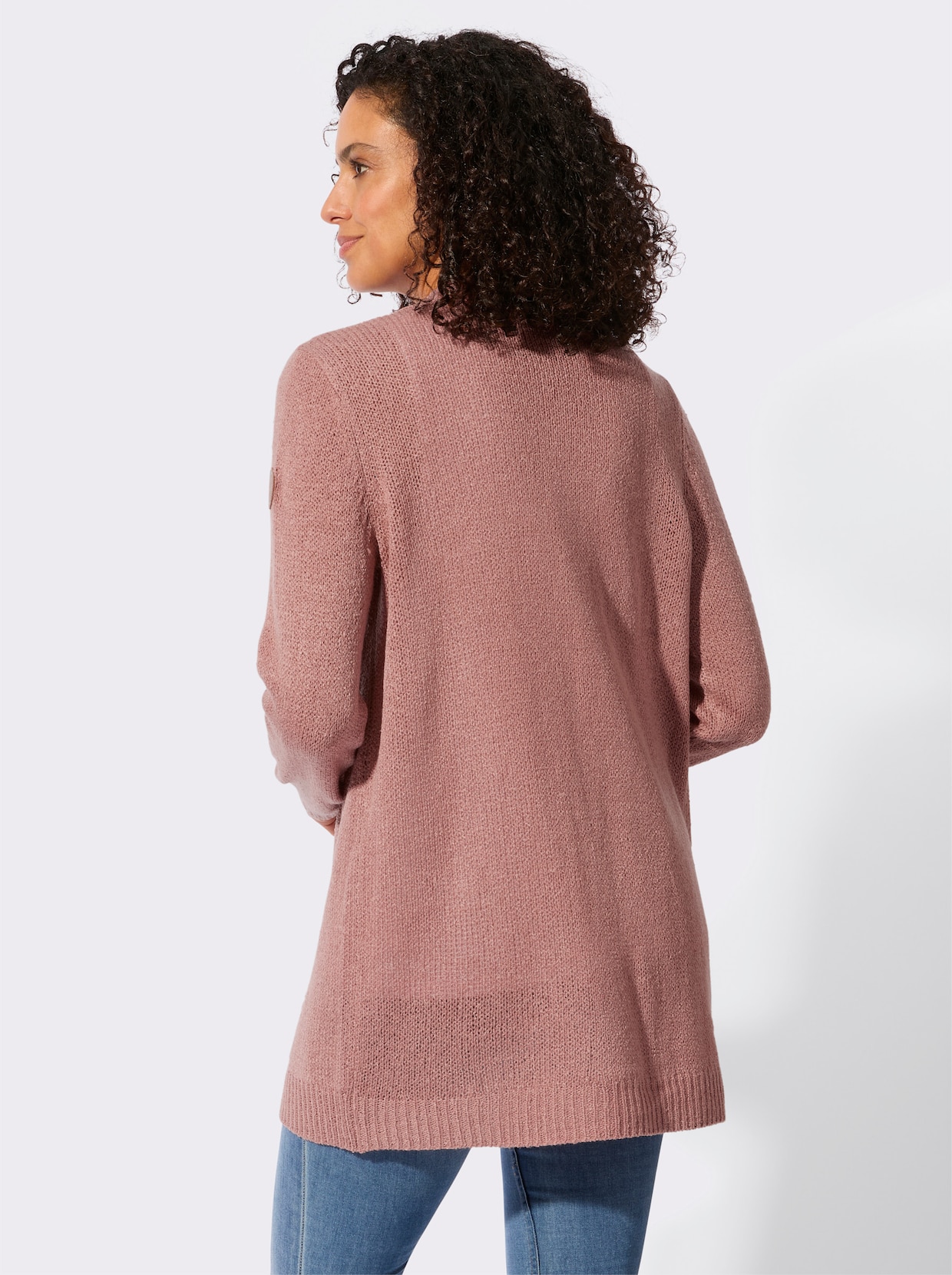 Strickjacke - rosenholz