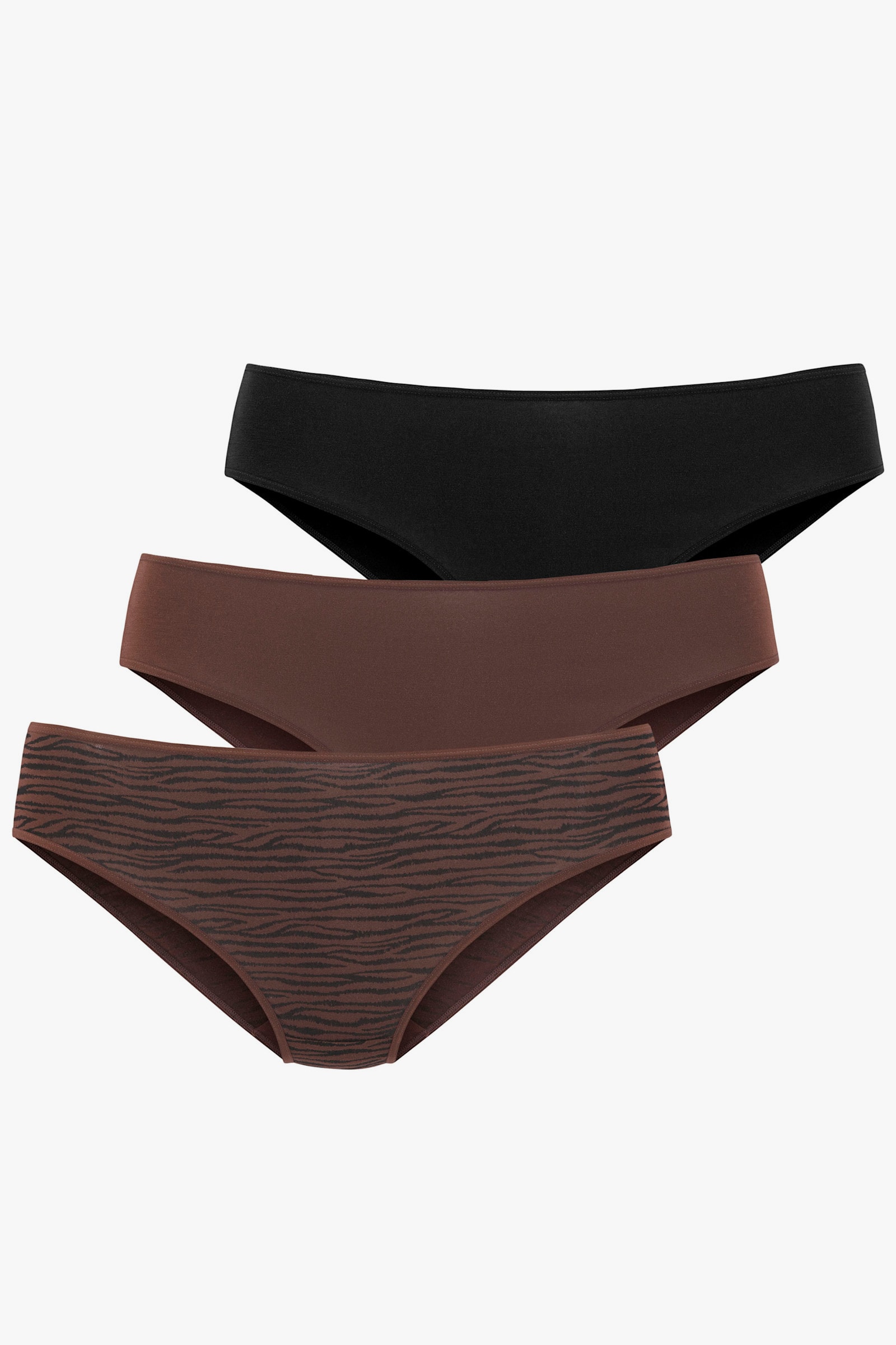 LASCANA Jazz-pants slips - bruin, zwart