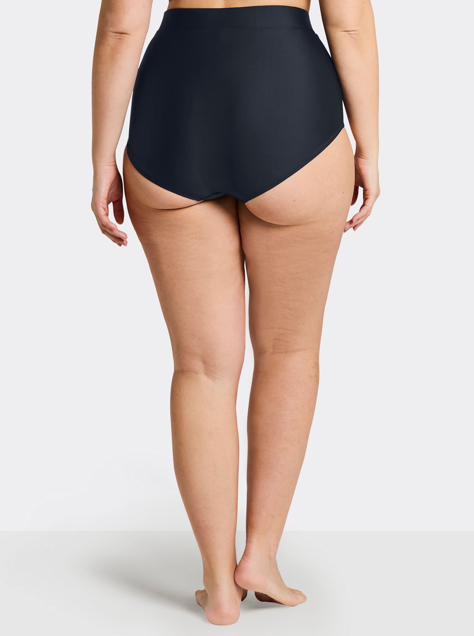 sheego Bikini-Hose in High-Waist-Form, mit Shaping-Effekt - tiefblau