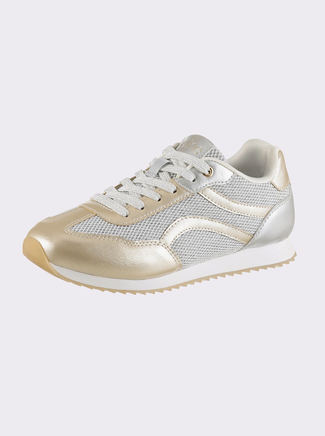 heine Sneaker - weiß-goldfarben