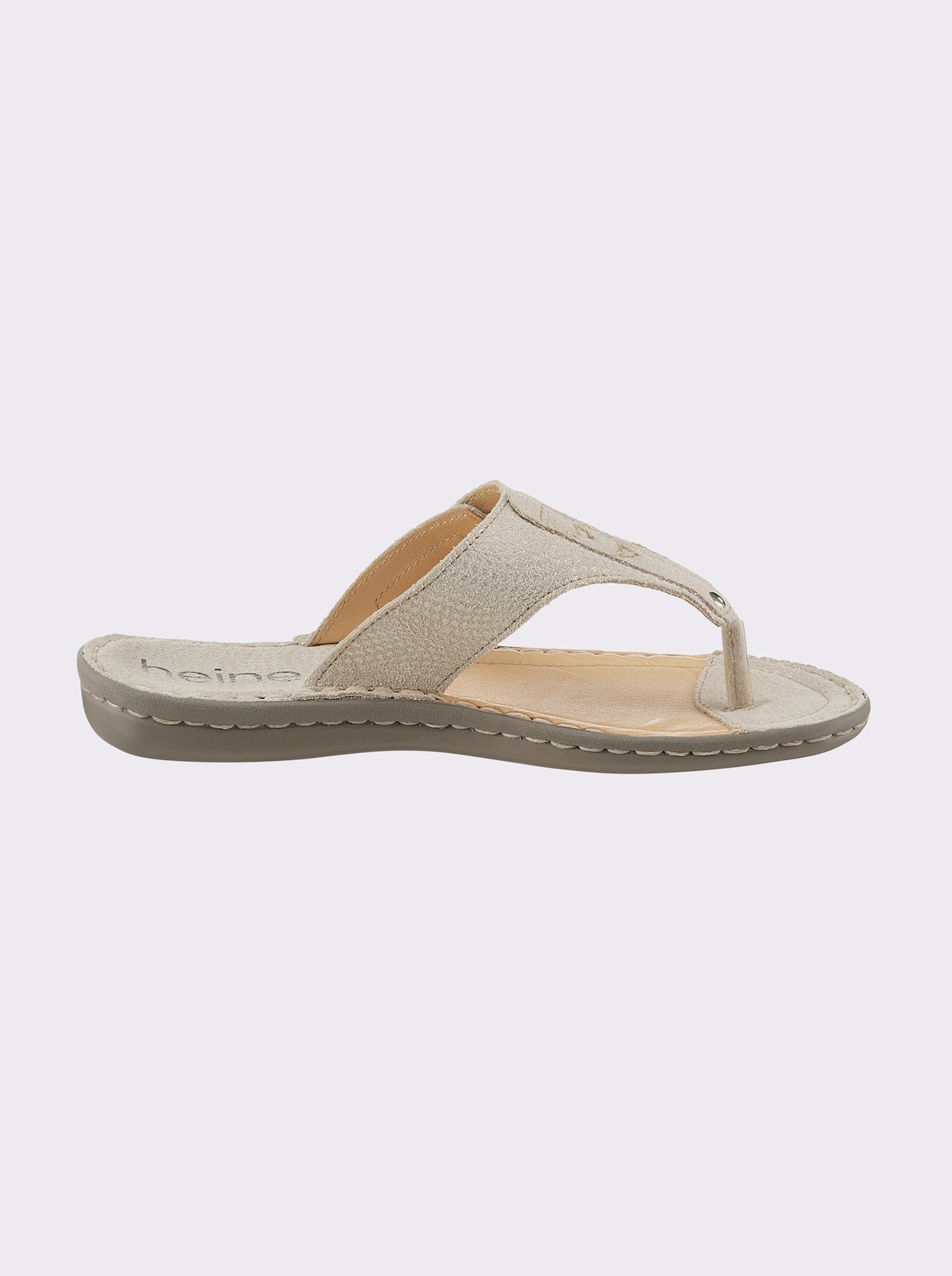 heine Pantolette - sand-metallic