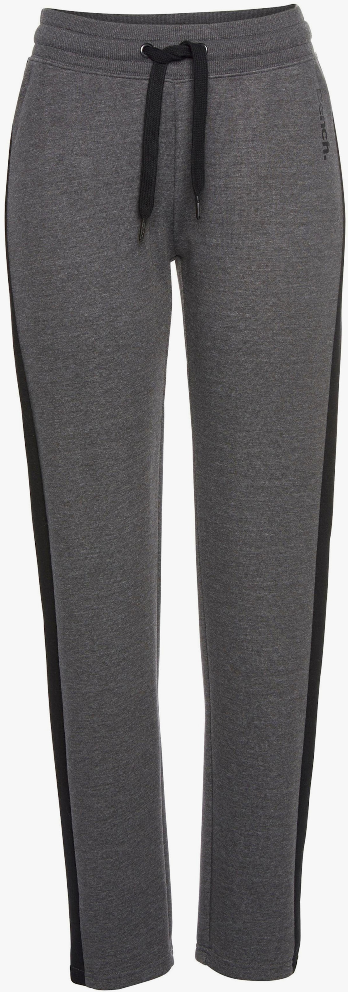 Bench. Loungewear Loungehose - anthrazit-meliert-schwarz
