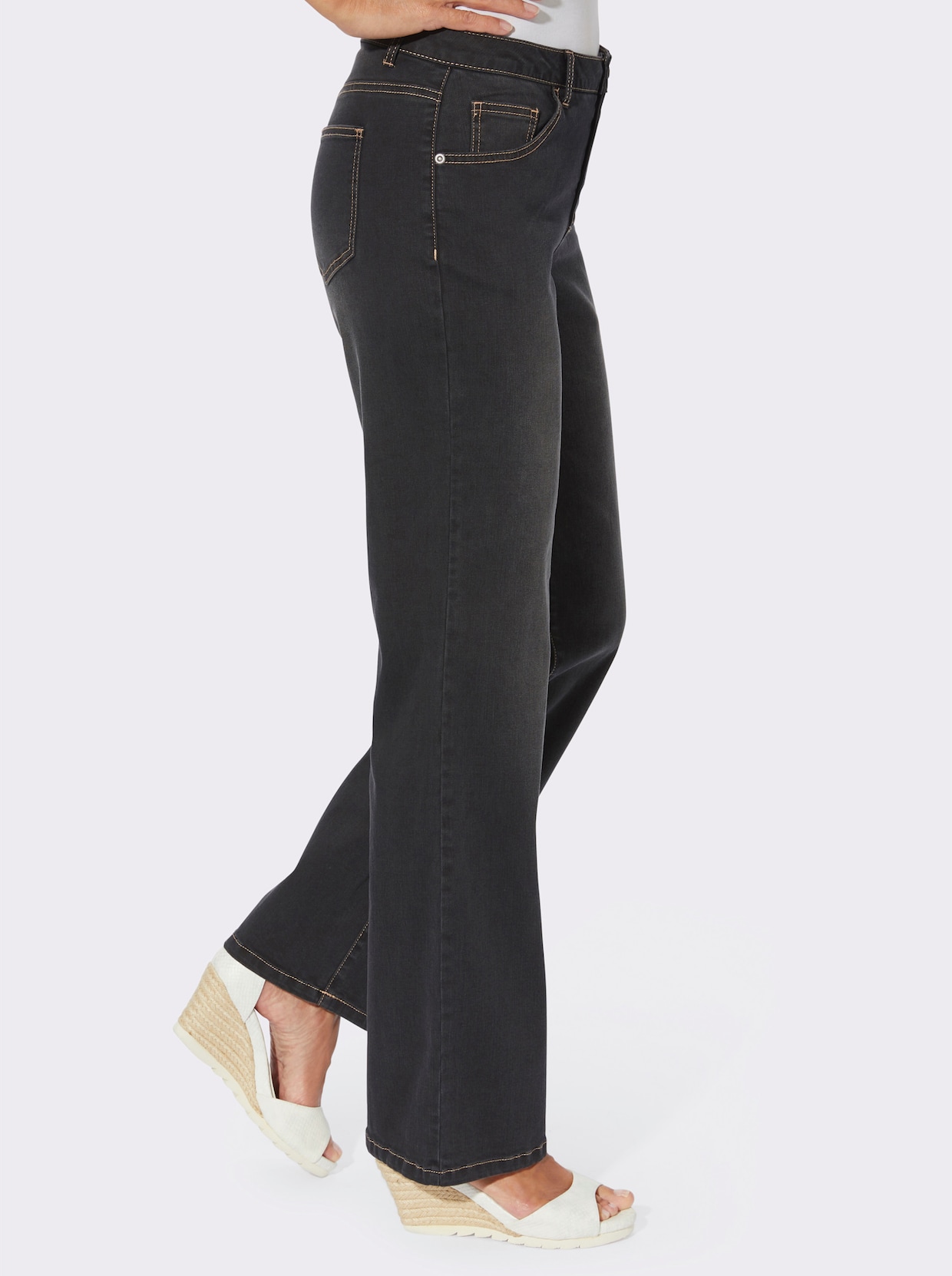 5-Pocket-Jeans - black denim