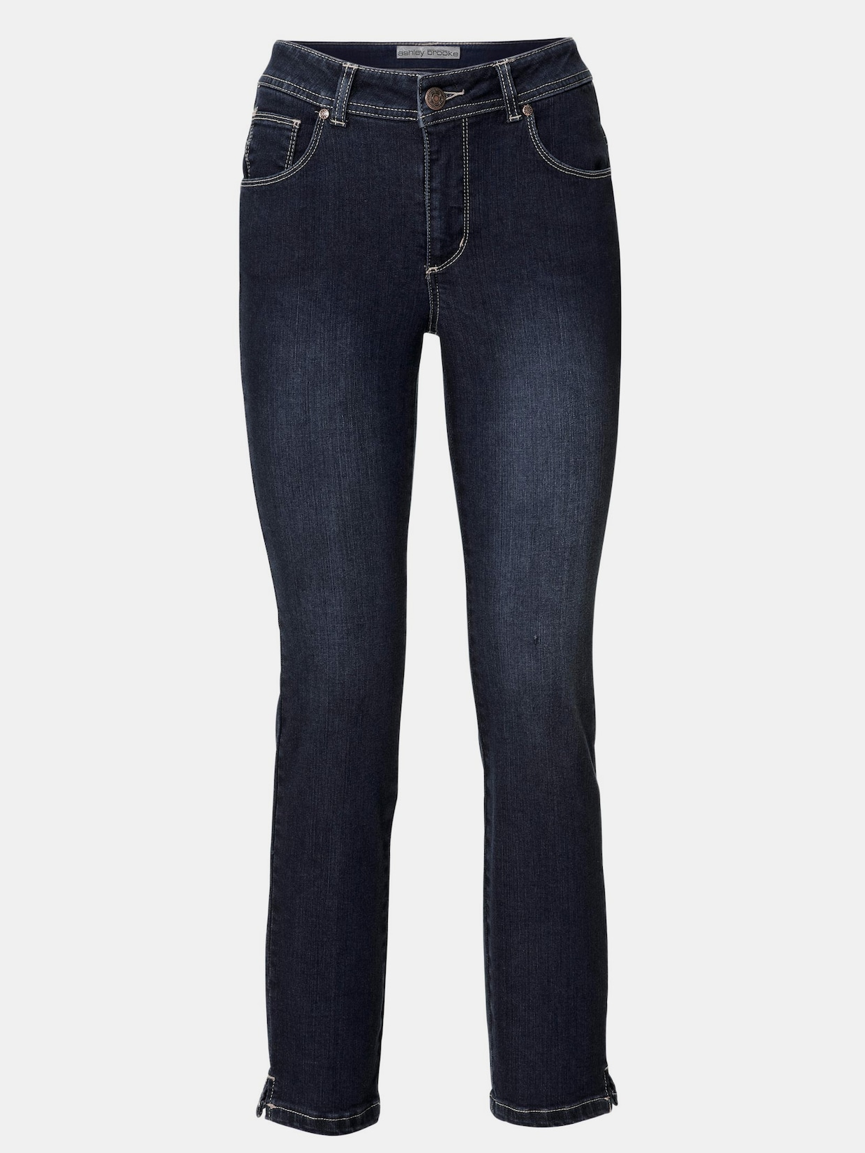 Linea Tesini 'Buik weg'-jeans - dark denim