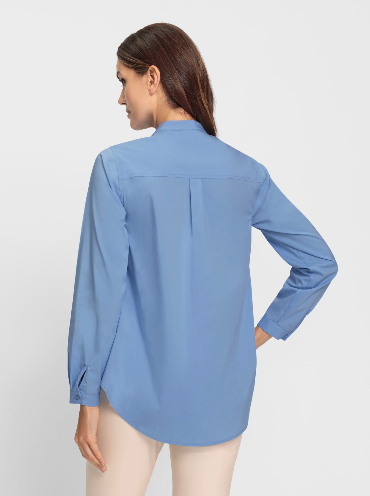 heine Blouse met lange mouwen - hemelsblauw