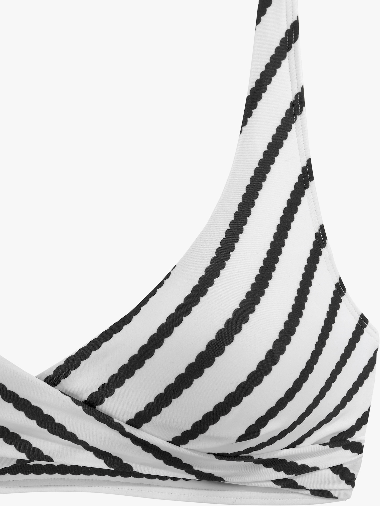 LASCANA Triangel-Bikini - schwarz-weiss