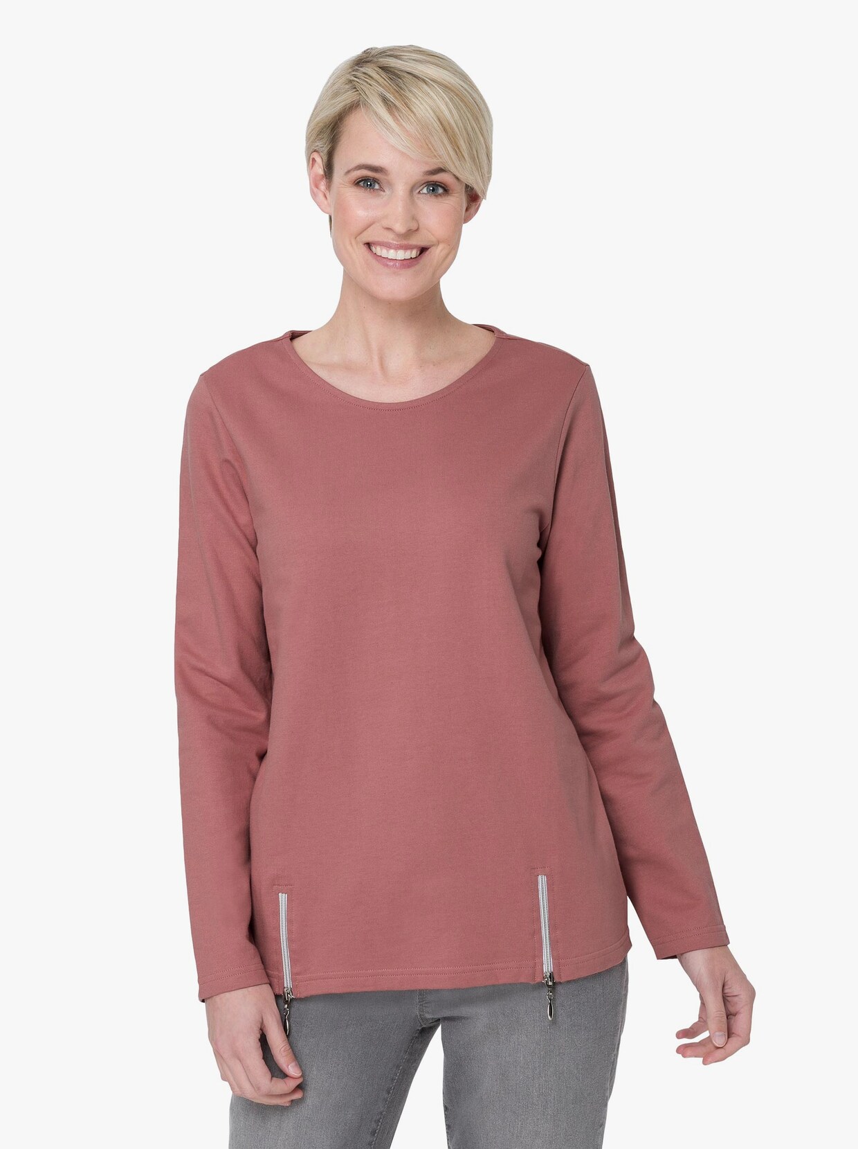 Sweatshirt - rosenholz