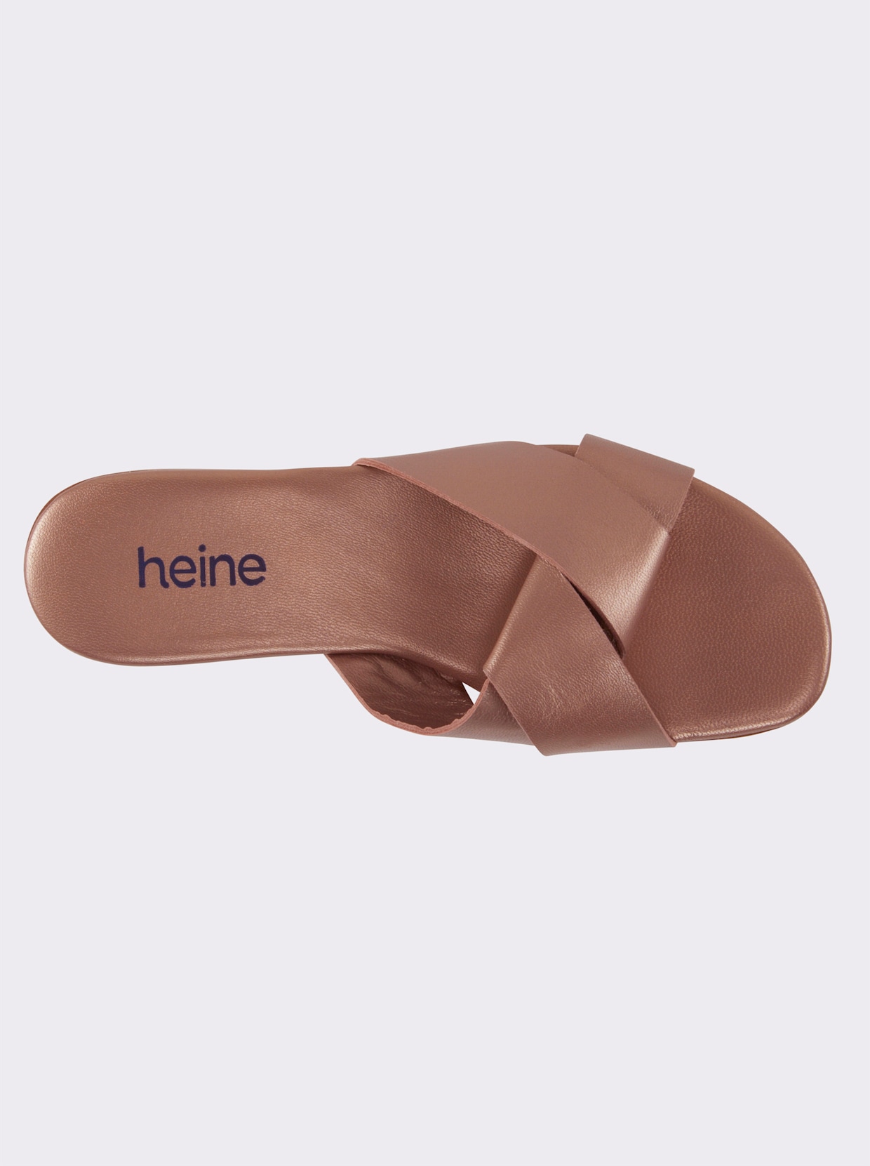 heine Slippers - rozenkwarts
