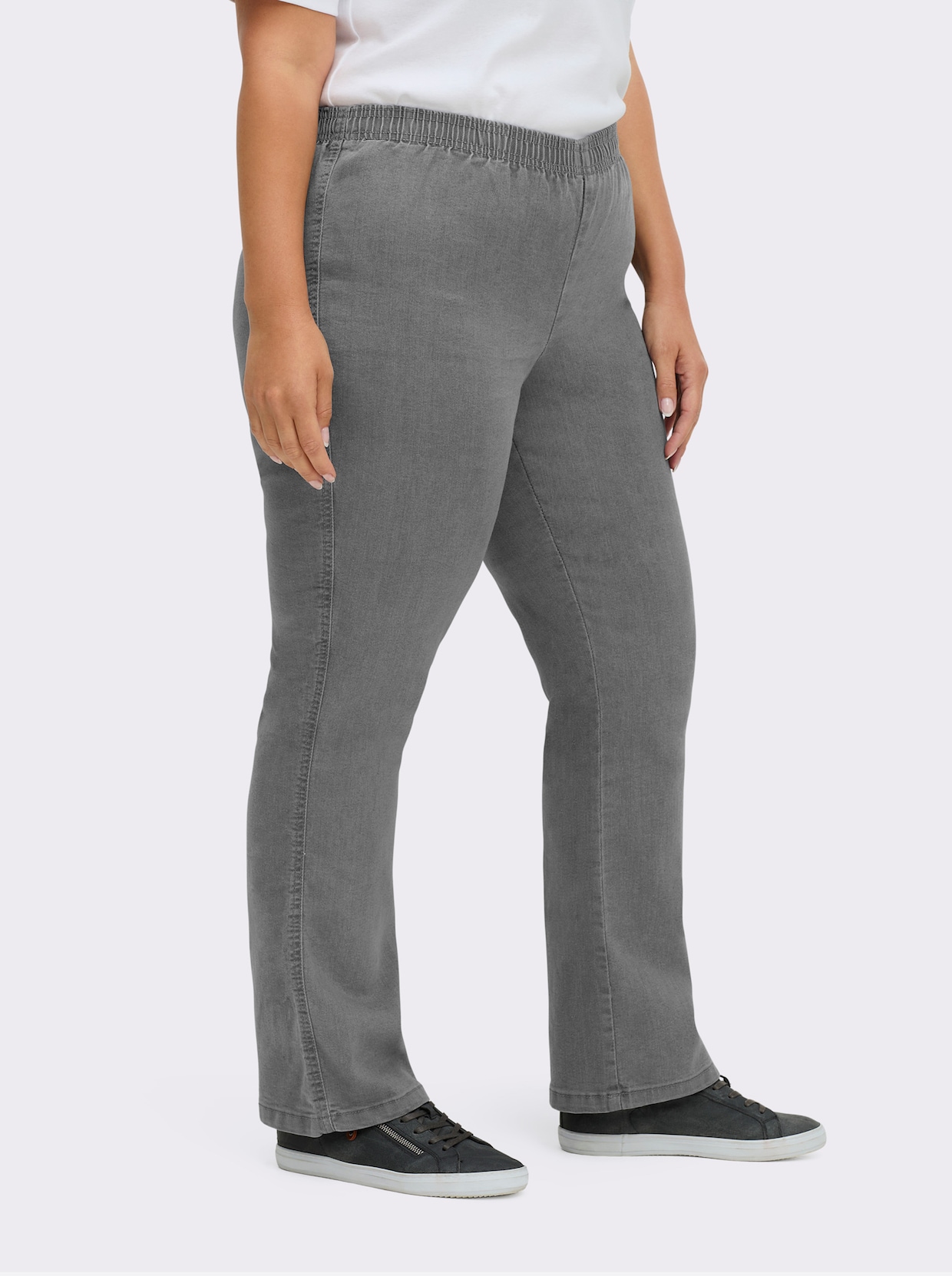 Stretch-Jeans - grey-denim