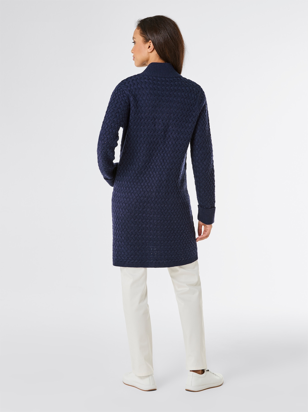CREATION L PREMIUM Longstrickjacke - marine