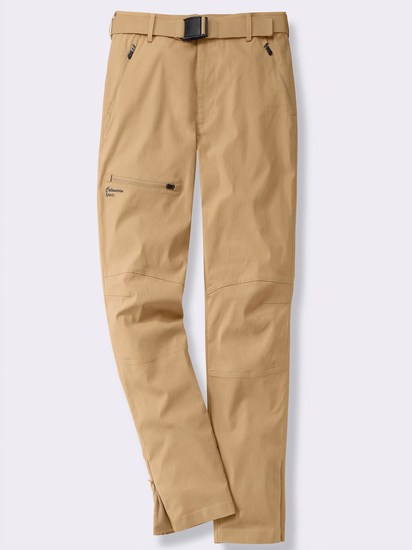 Catamaran Sports Trekkinghose inklusive Gürtel - camel