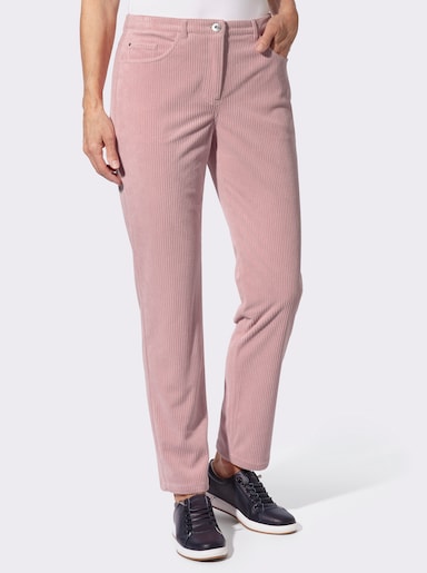 Cordhose in 5-Pocket-Form - hortensie