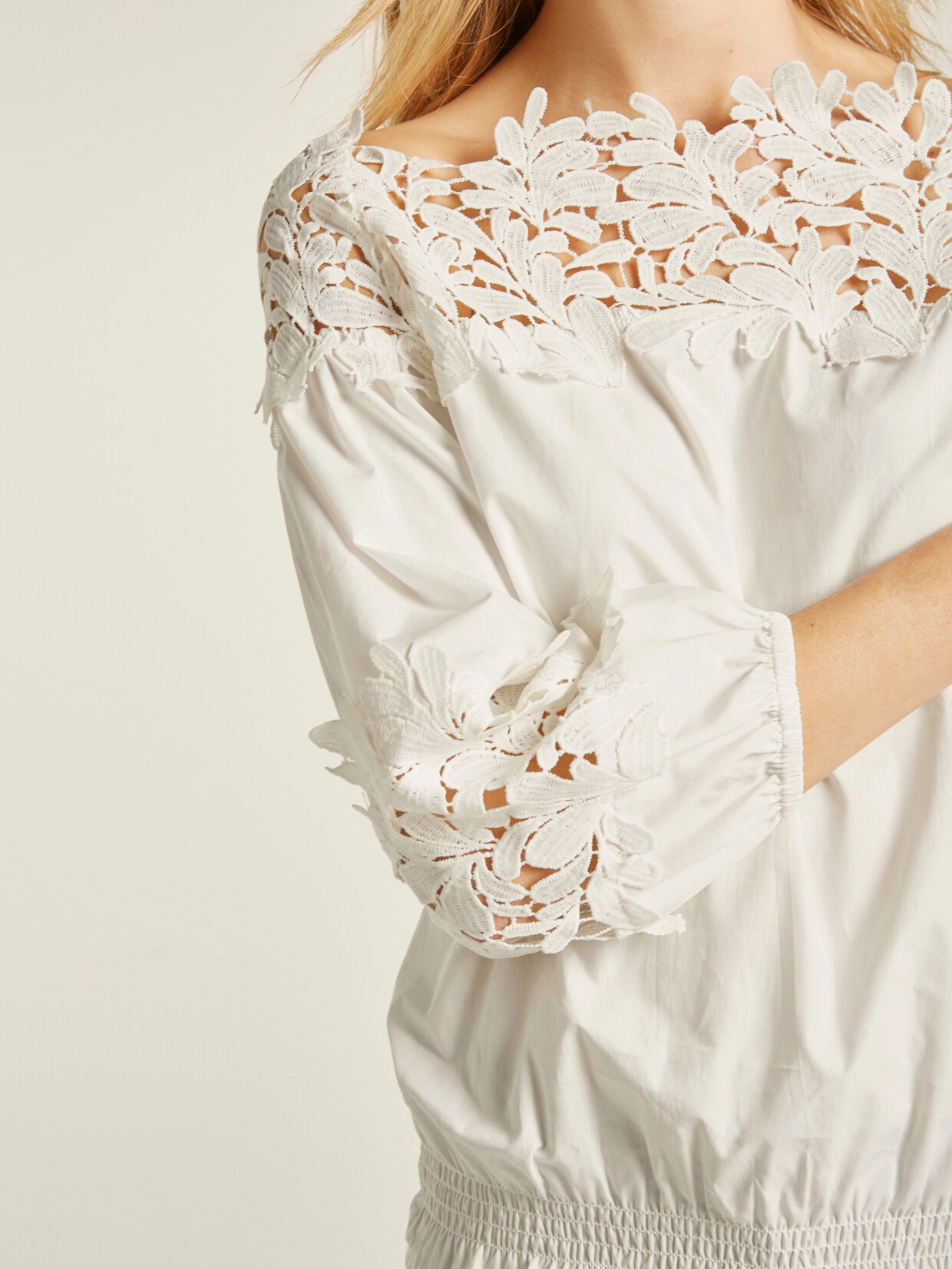 heine Kanten blouse - offwhite