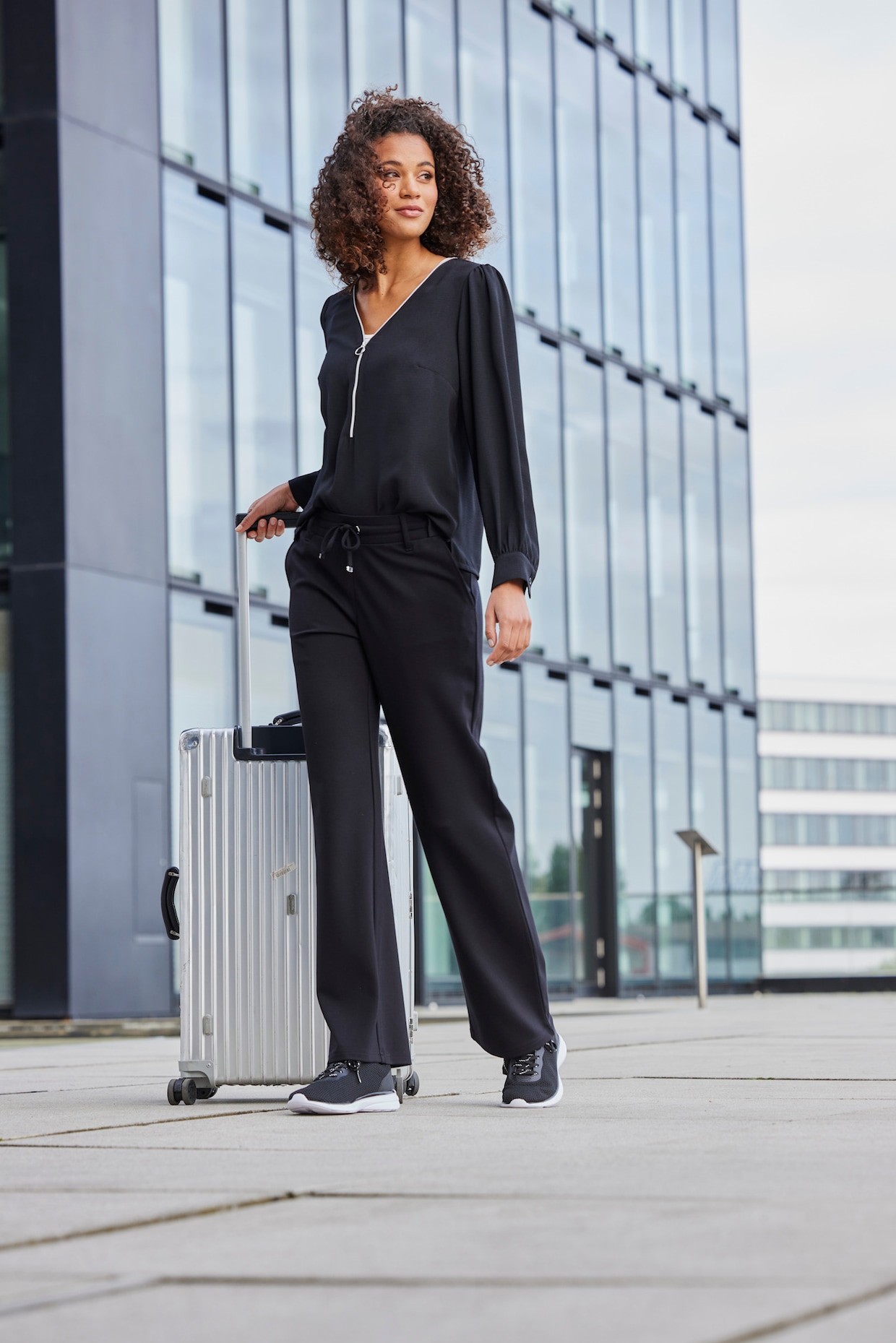 LASCANA Homewearhose - schwarz