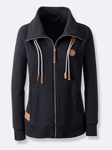 Sweatjacke - schwarz