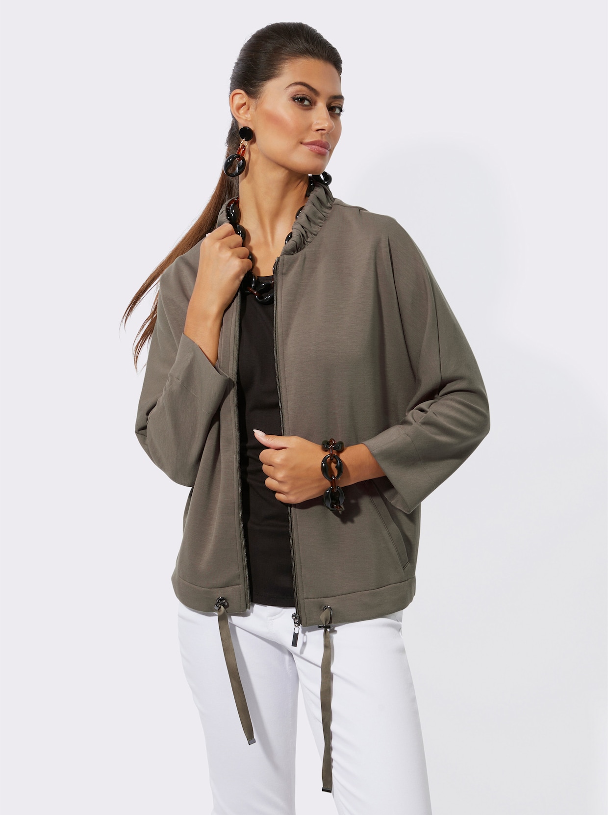 Shirtjacke - khaki