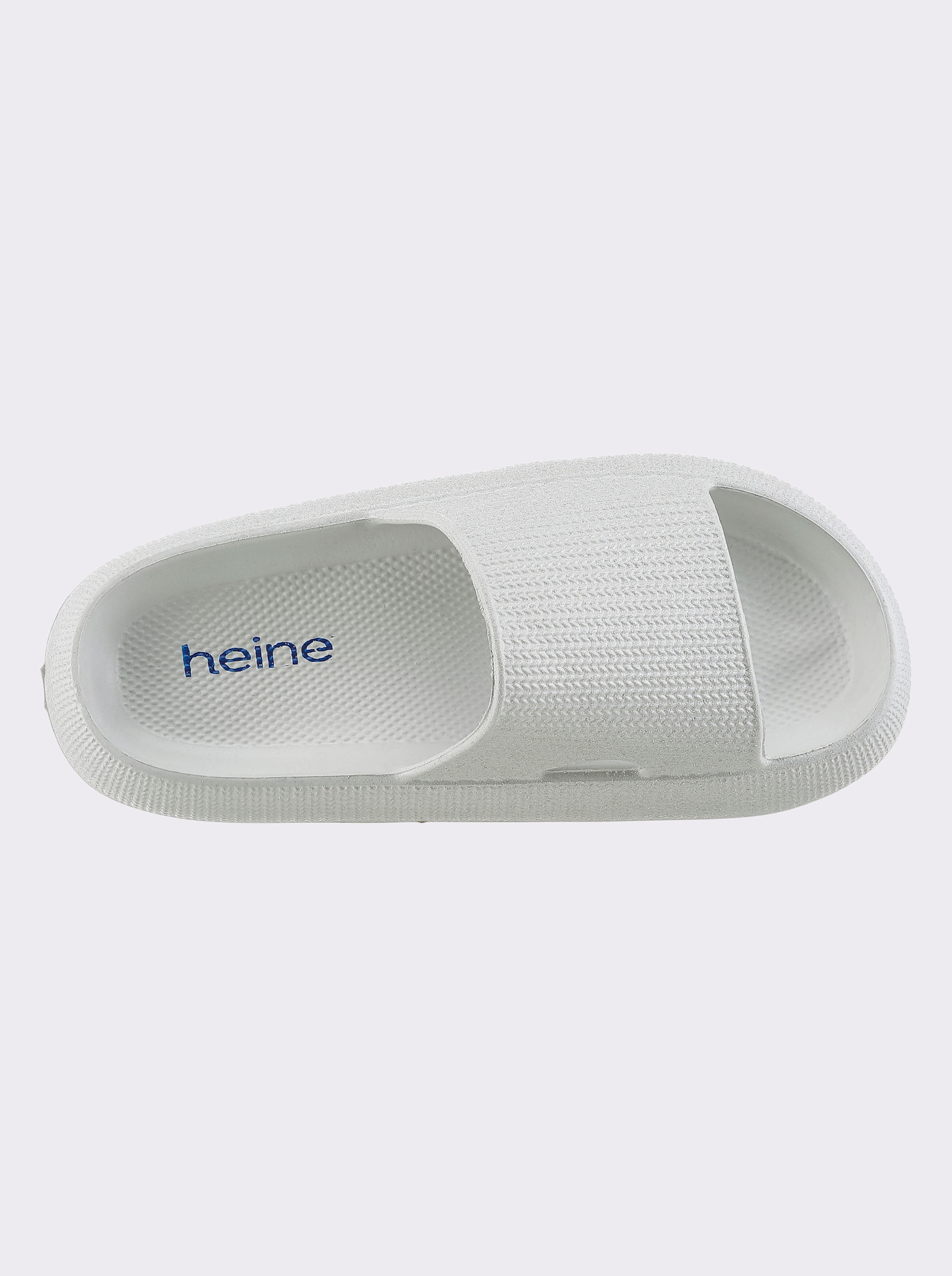 heine Pantolette - grau-gemustert