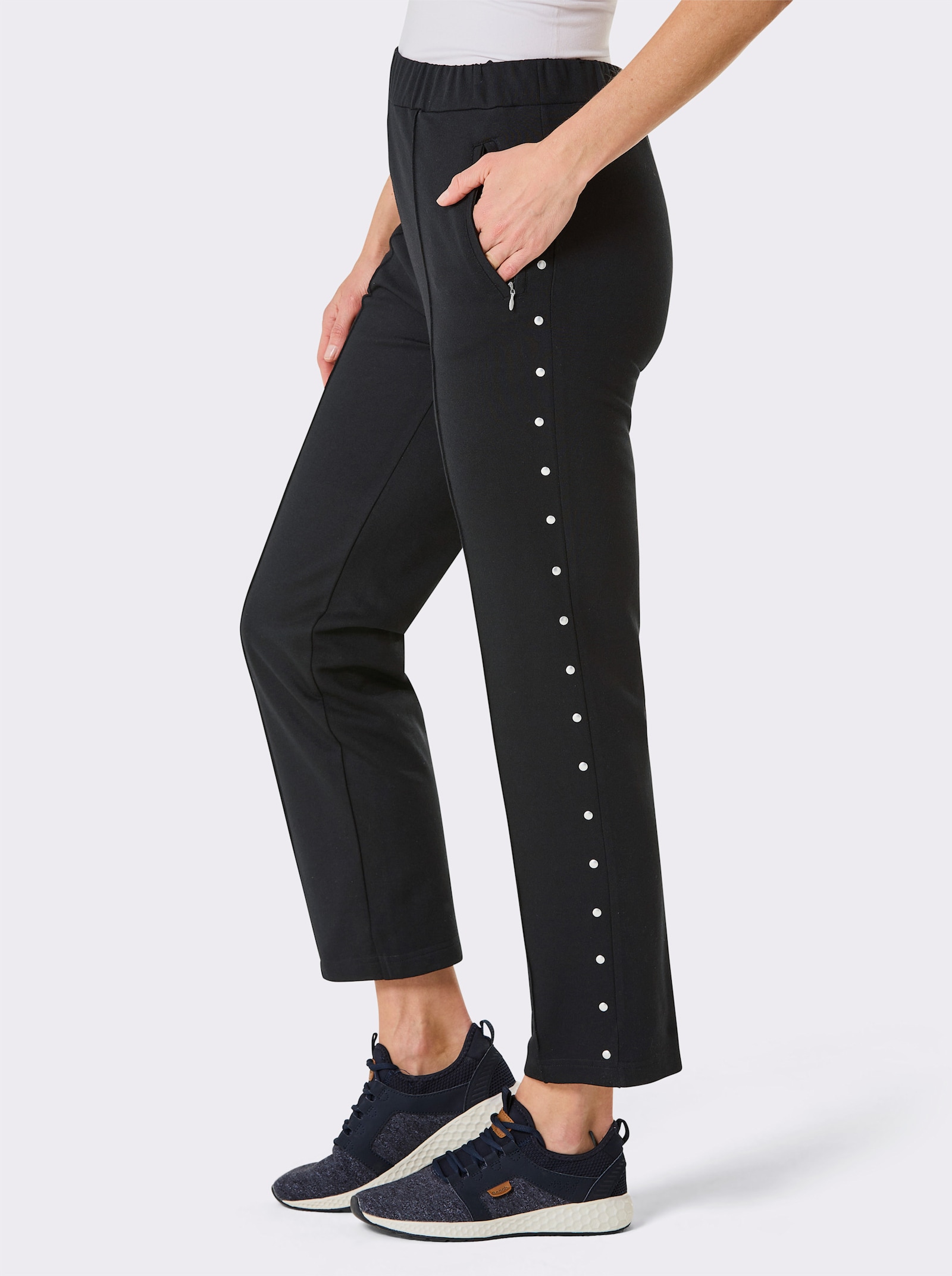 Catamaran Sports Freizeithose mit Reißverschluss-Taschen - schwarz