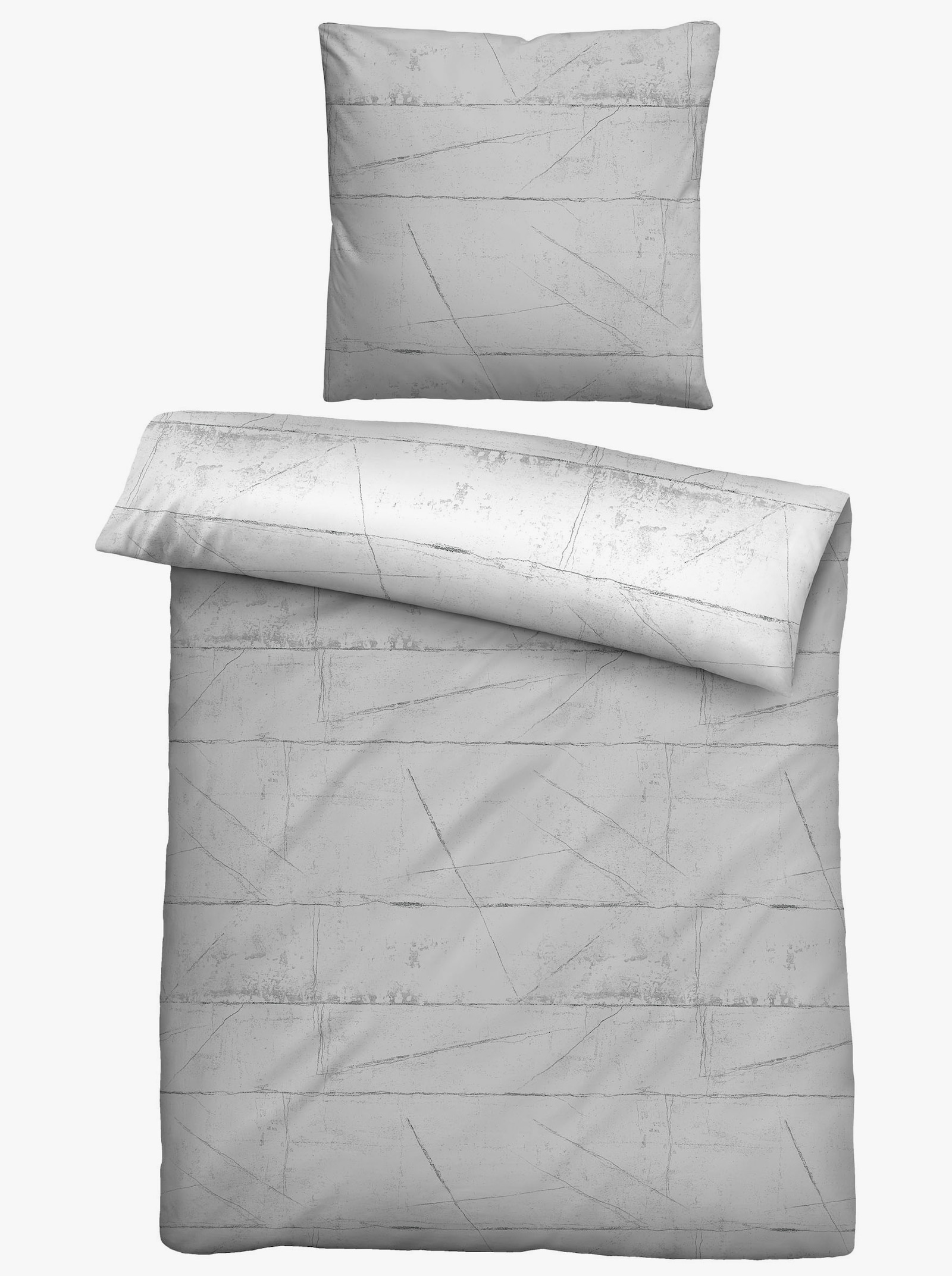 Biberna Bettwäsche - grau