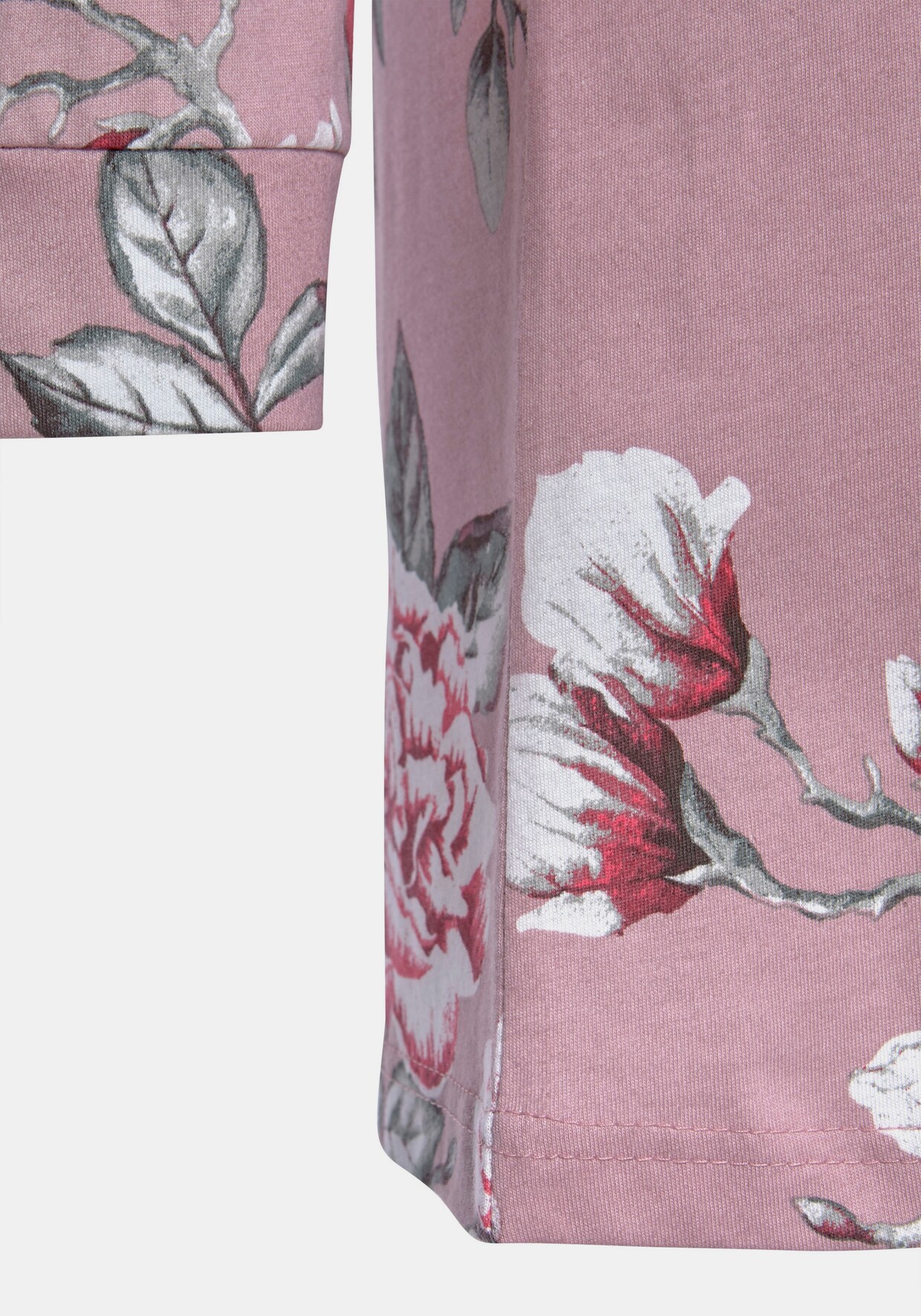 Vivance Dreams Sleepshirt - lila-schwarz-geblümt