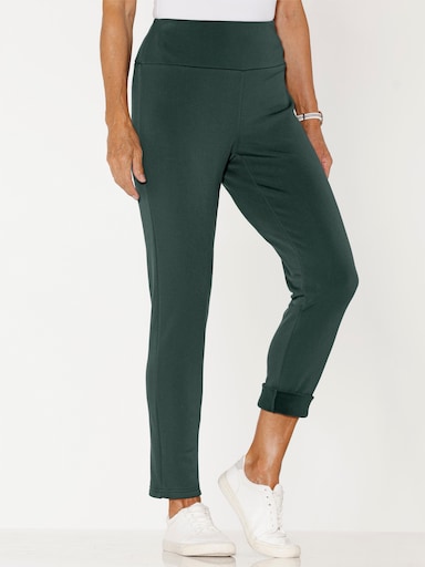 Thermoleggings mit Fleece-Futter - moos