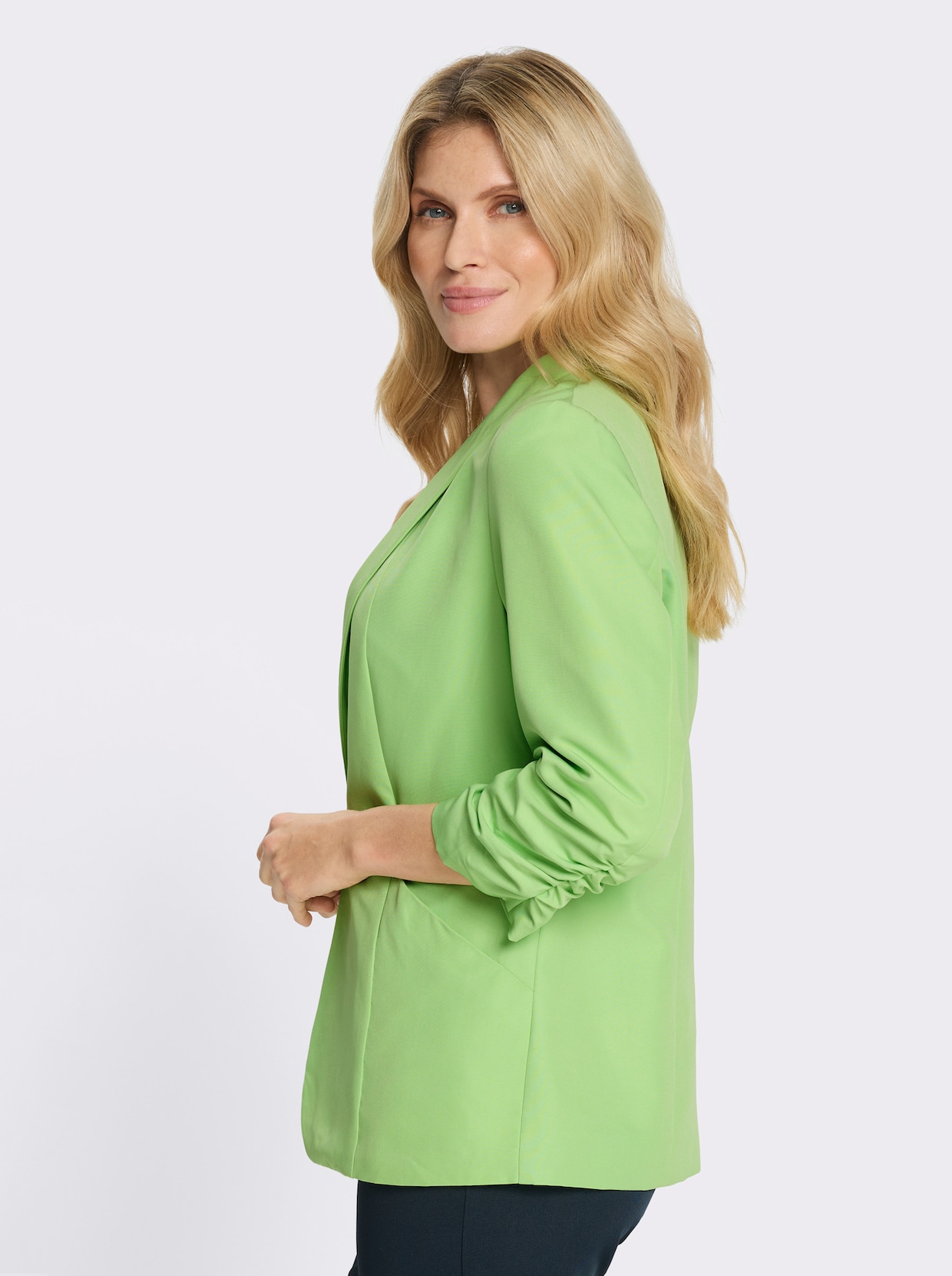 Blazer mit 3/4-Ärmeln - reseda