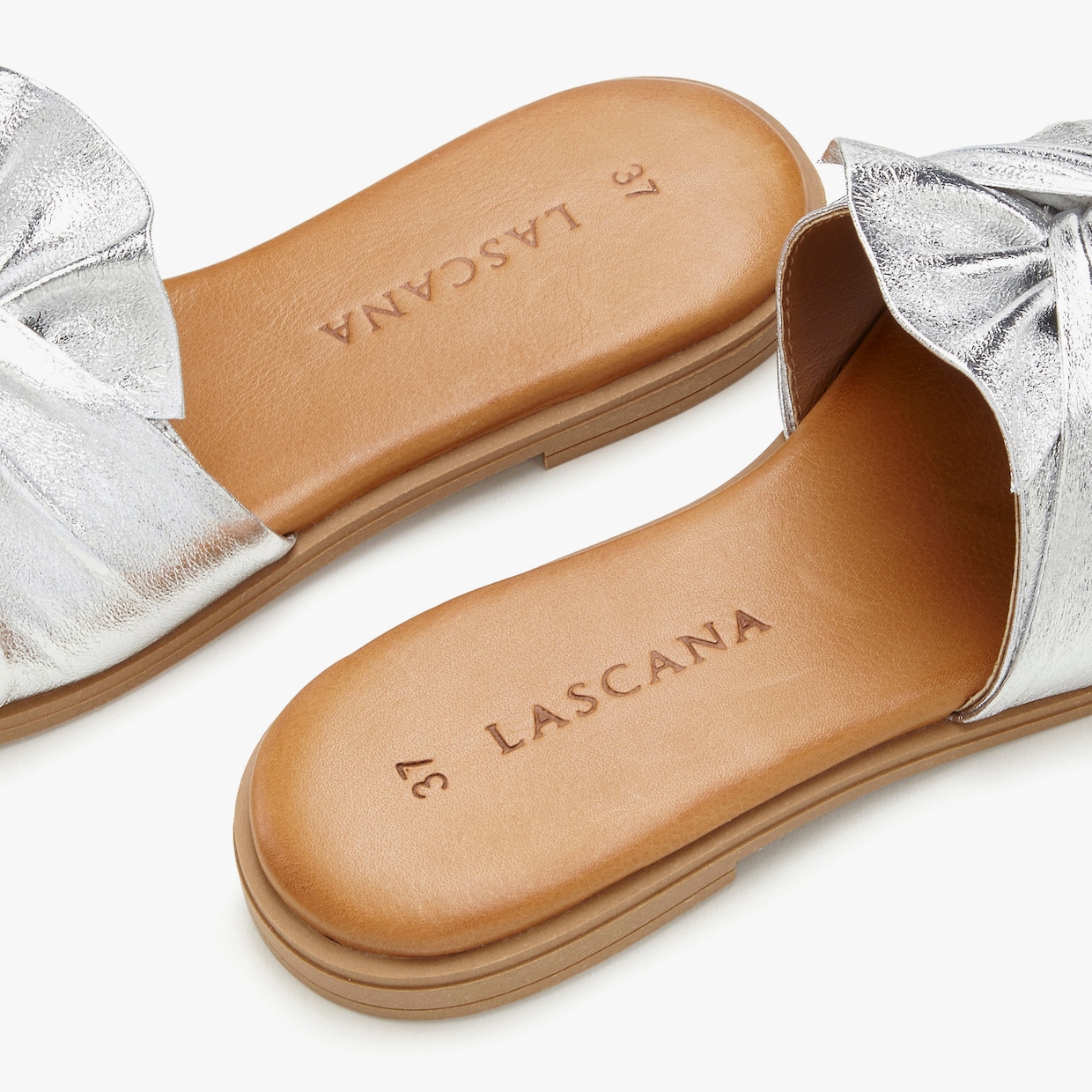 LASCANA Mules - couleur argent