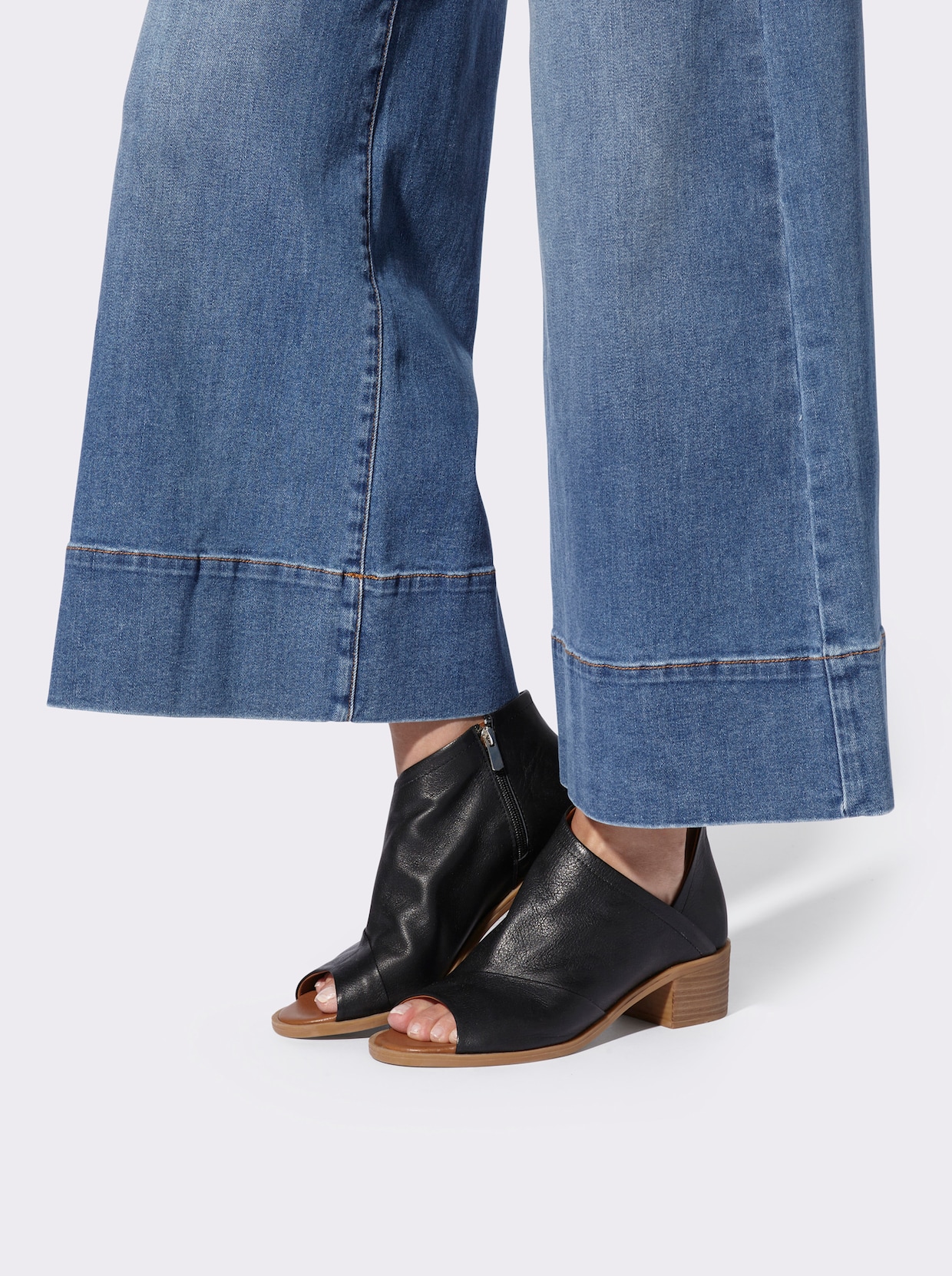 heine 5-Pocket-Jeans - blue-bleached