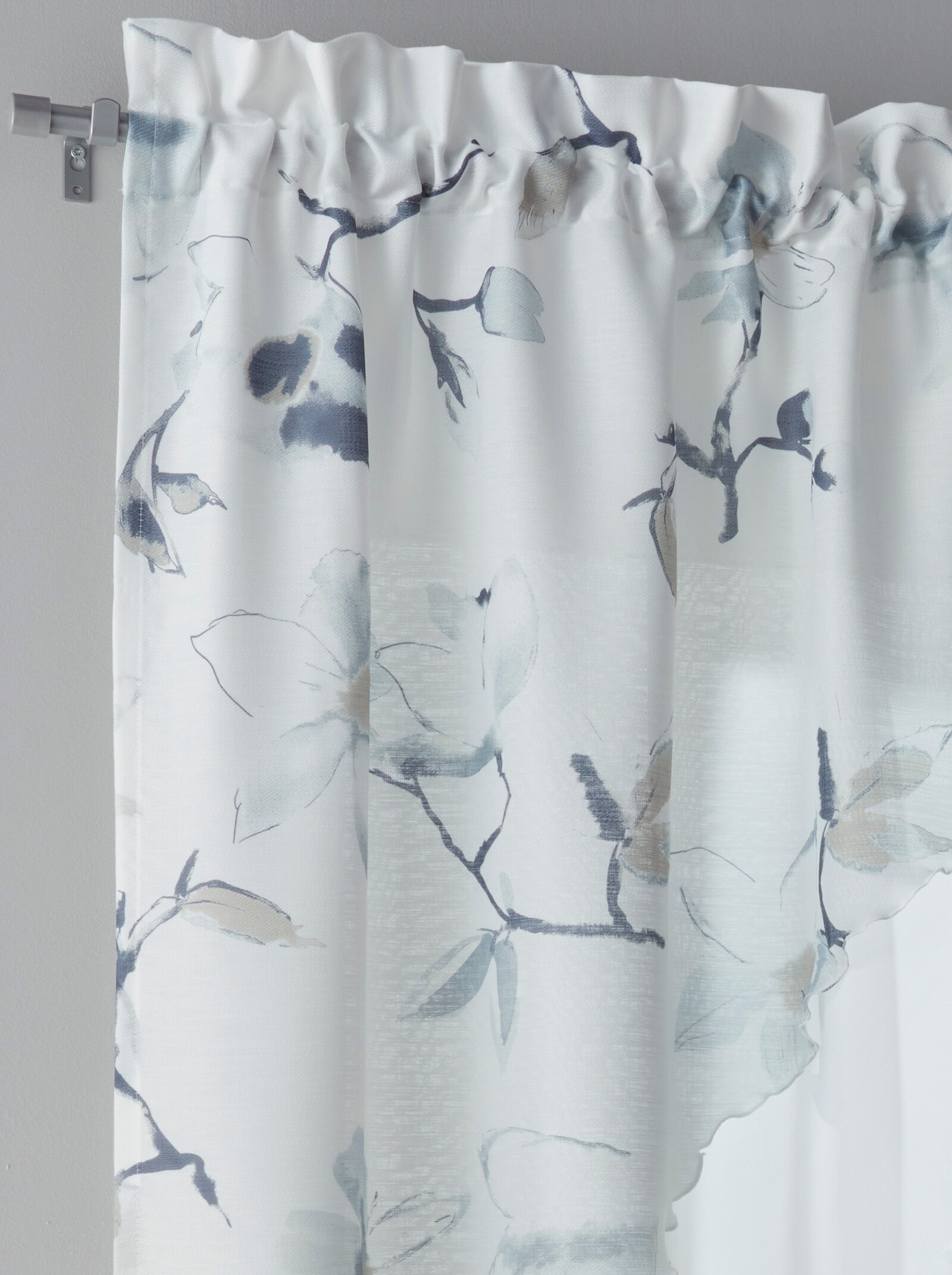 heine home Gardine - blau-weiß