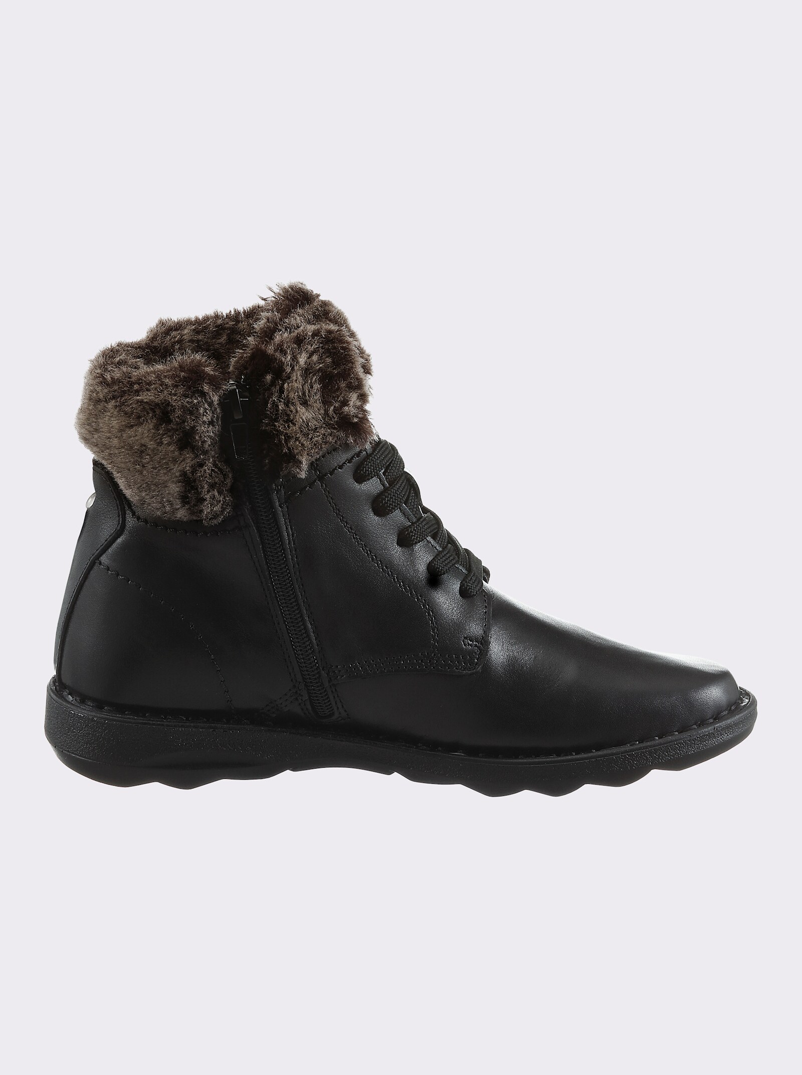 airsoft modern+ Stiefelette mit Futter - schwarz